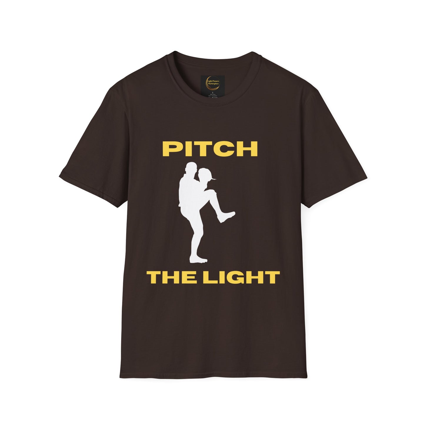 PITCH THE LIGHT white lettering Adult Unisex T-Shirt