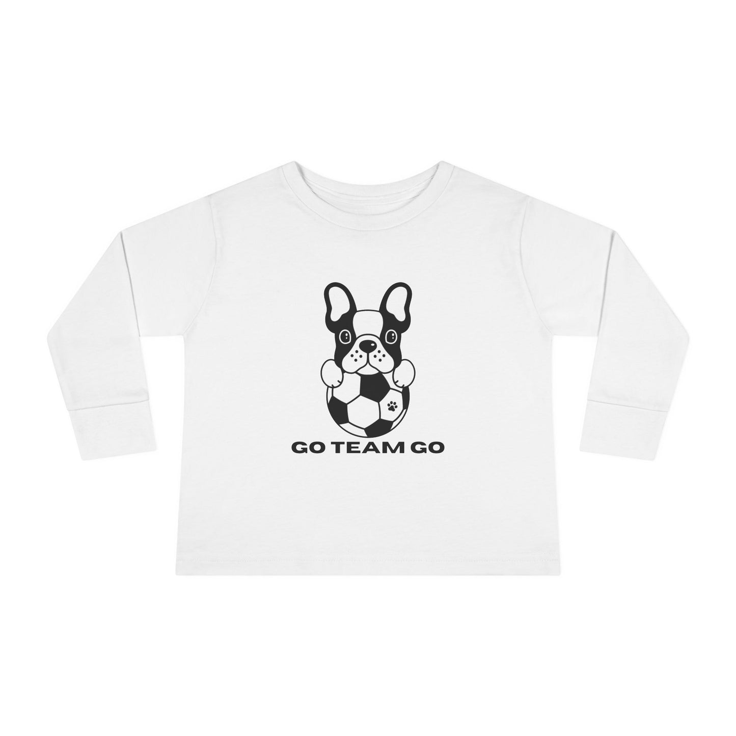 Teams Soccer Dog Toddler Long Sleeve