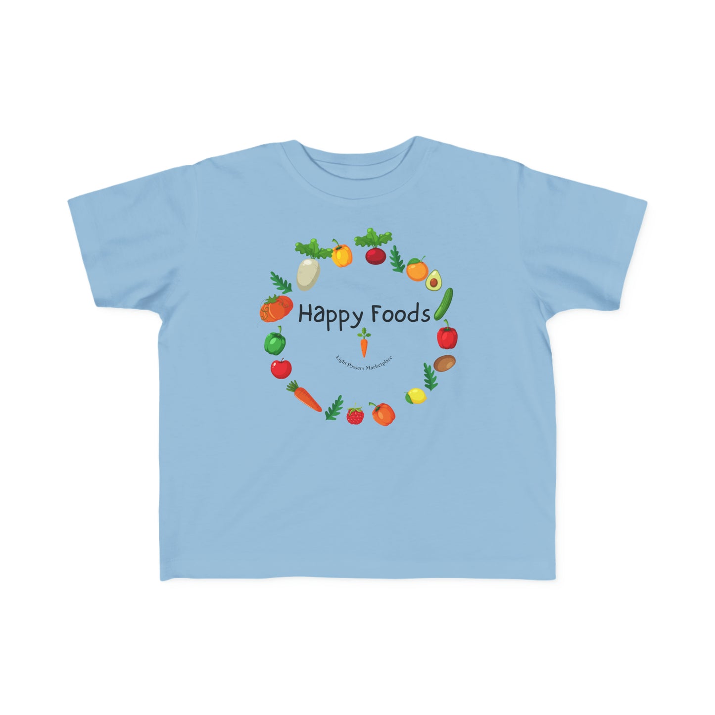 Light Passers Marketplace Happy Foods Ring Toddler T-shirt, Nutrition