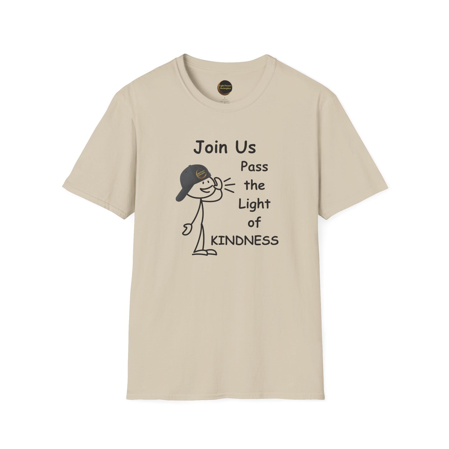 Join Us Pass the Light of Kindness Adult Unisex T-Shirt