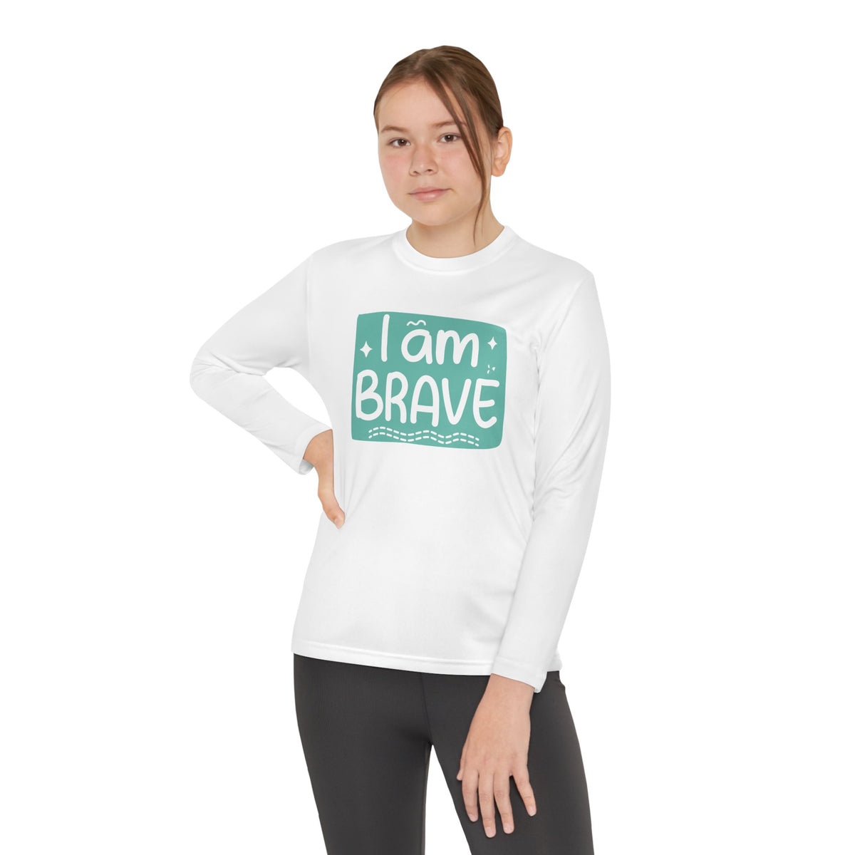 I Am Brave Youth Long Sleeve Tee