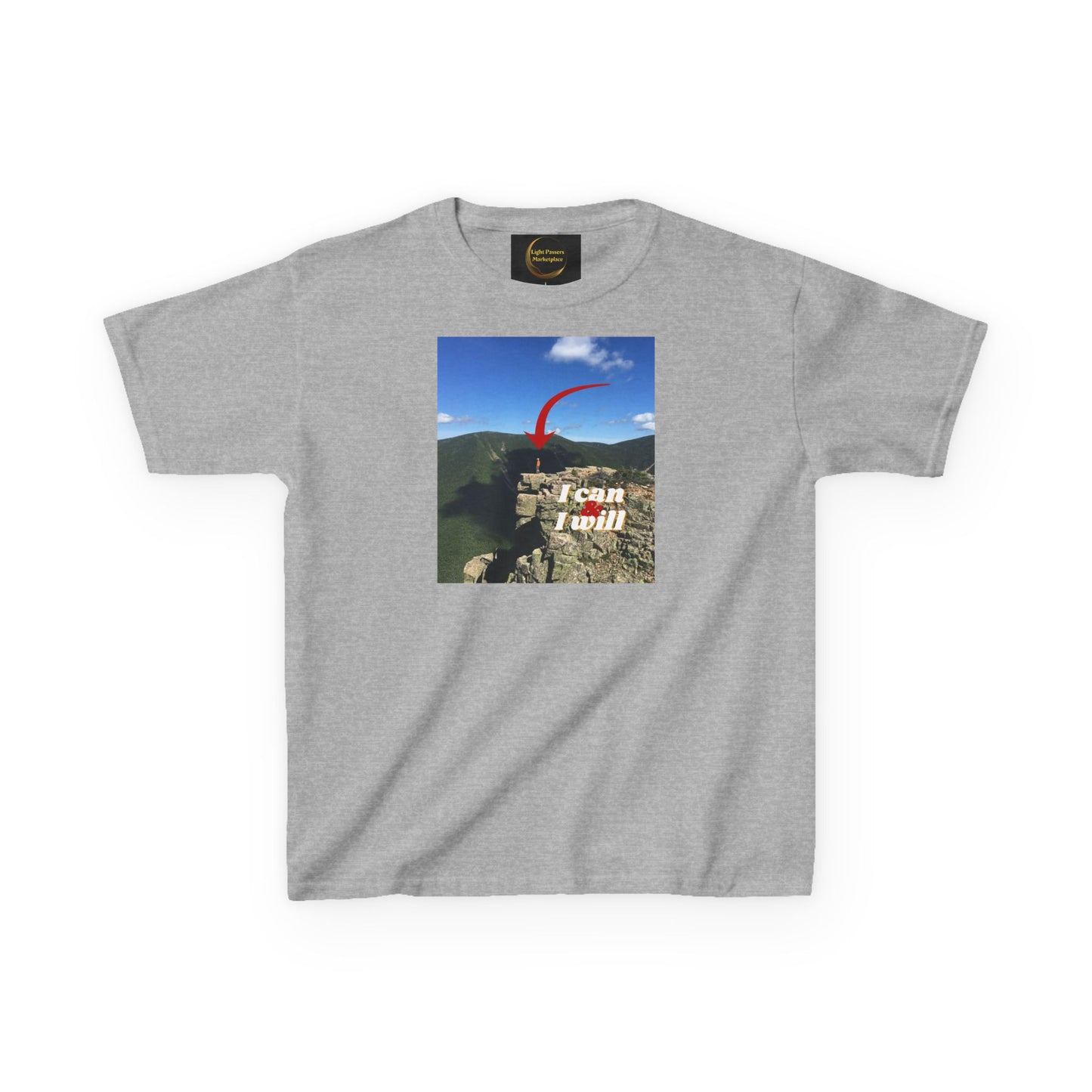Kids/Youth 'I can, I will' Adventure Graphic Tee