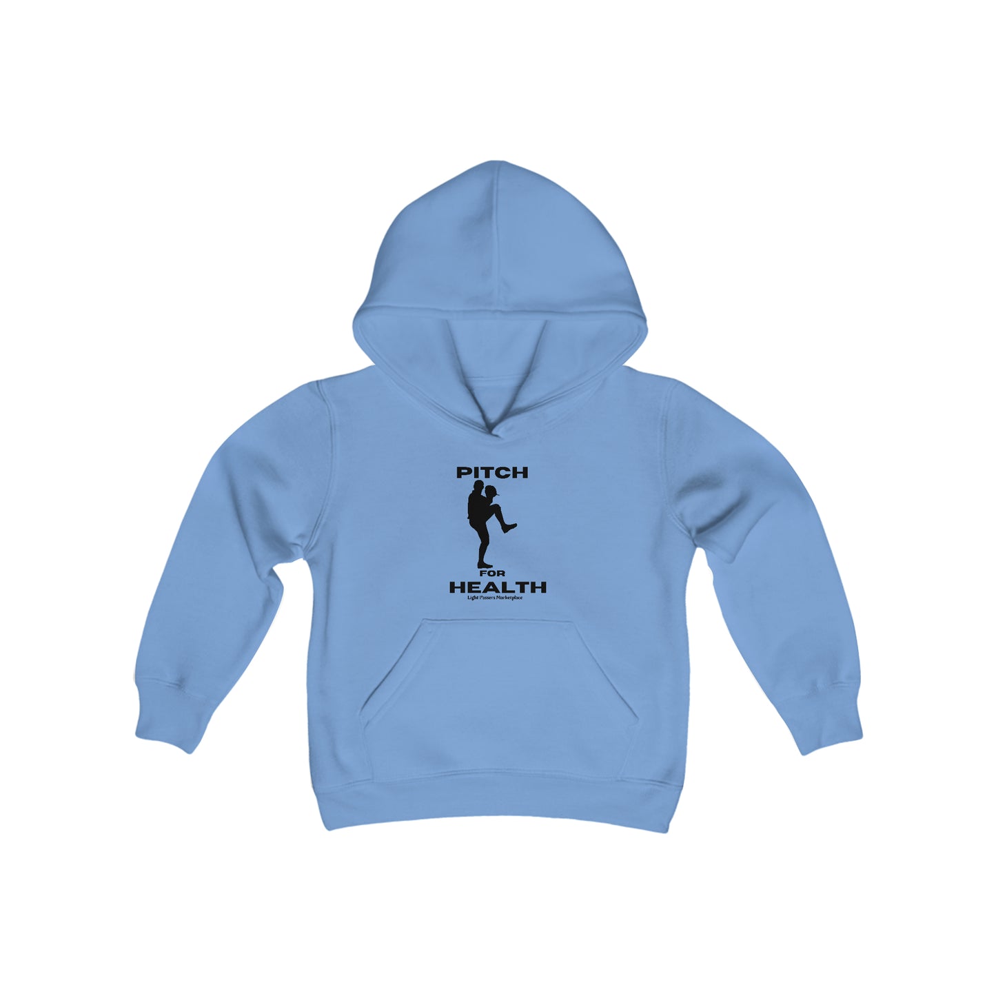 Light Passers Marketplace Pitch Health Youth Hooded Sweatshirt Fitness