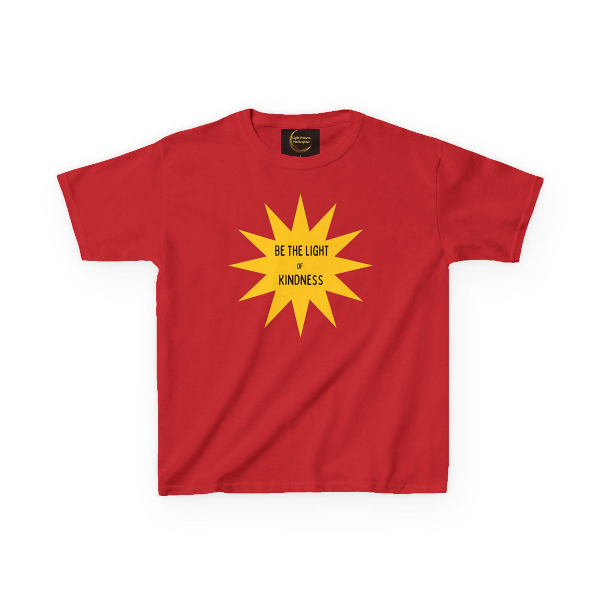 Kids/Youth Tee — Yellow Starburst “Be The Light of Kindness”
