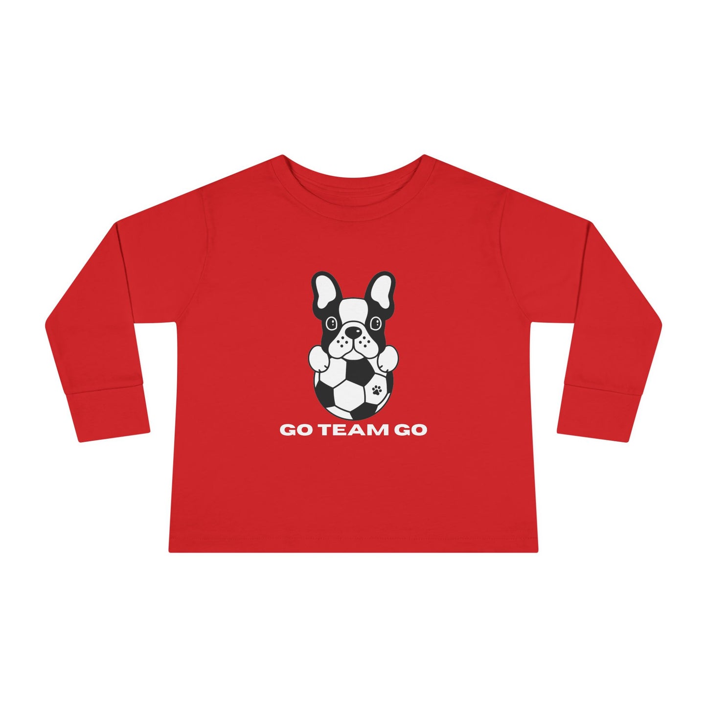 Teams Soccer Dog Toddler Long Sleeve