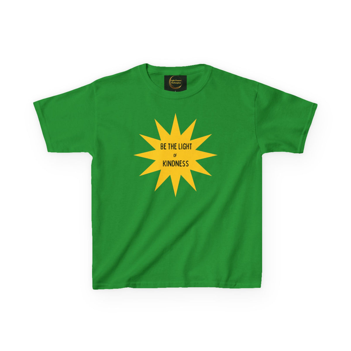 Kids/Youth Tee — Yellow Starburst “Be The Light of Kindness”