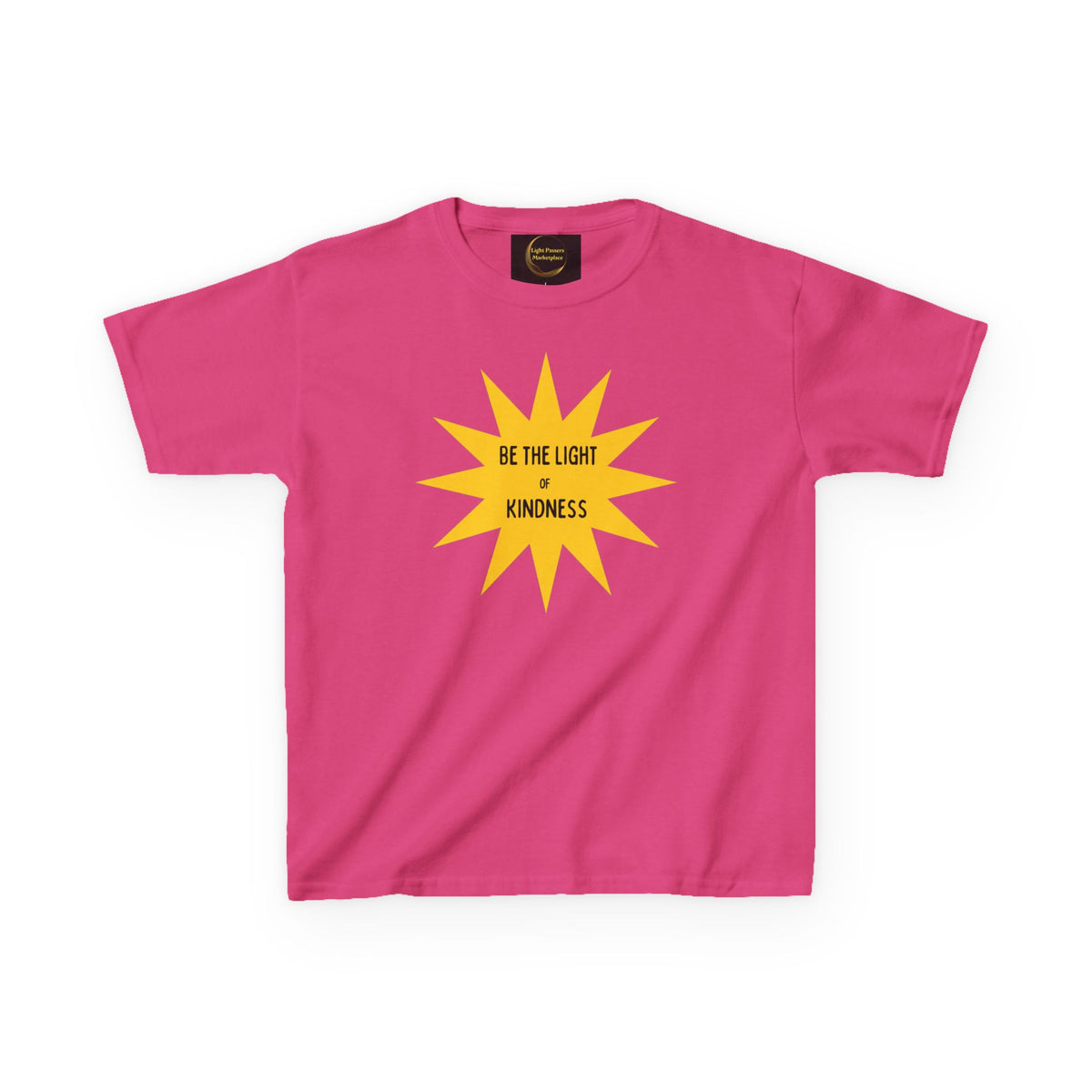 Kids/Youth Tee — Yellow Starburst “Be The Light of Kindness”