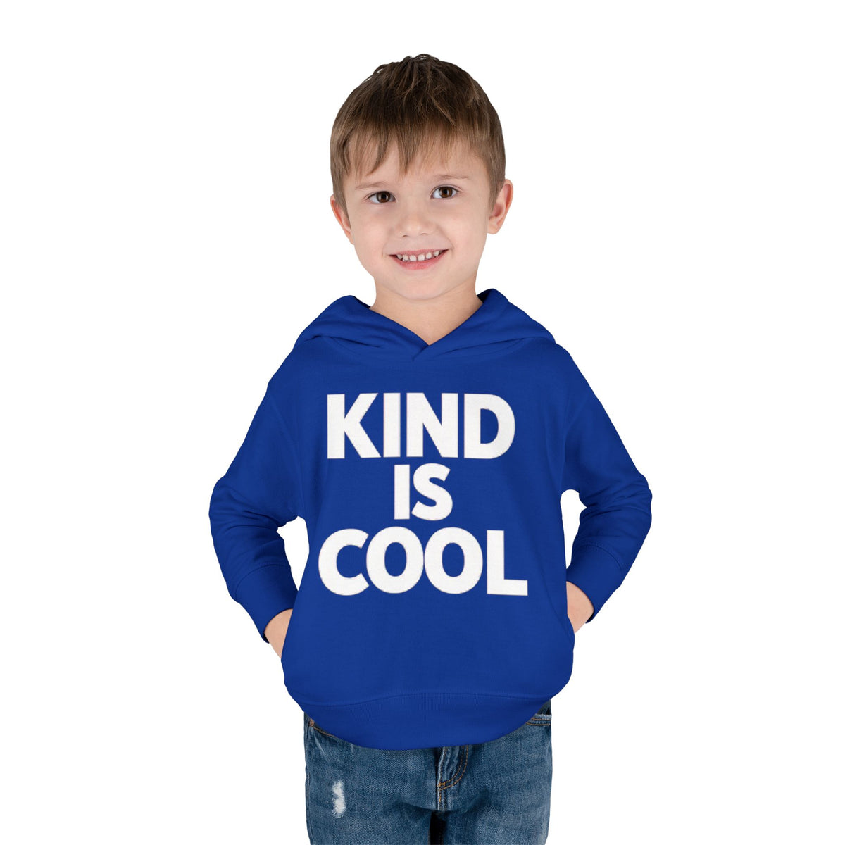 Toddler Hoodie — "Kind Is Cool" Fleece Pullover
