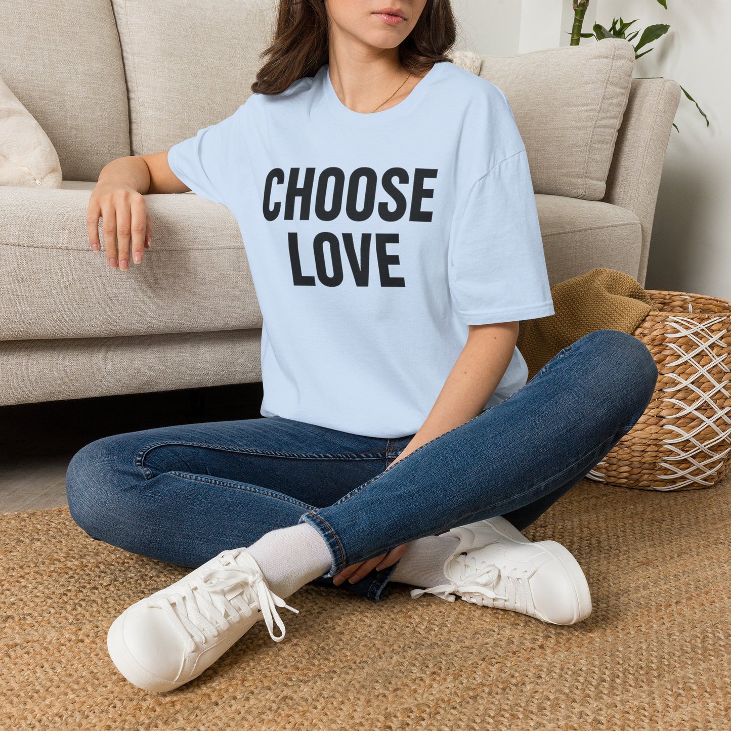 Choose Love Adult Unisex T-Shirt — Bold  Inspirational
