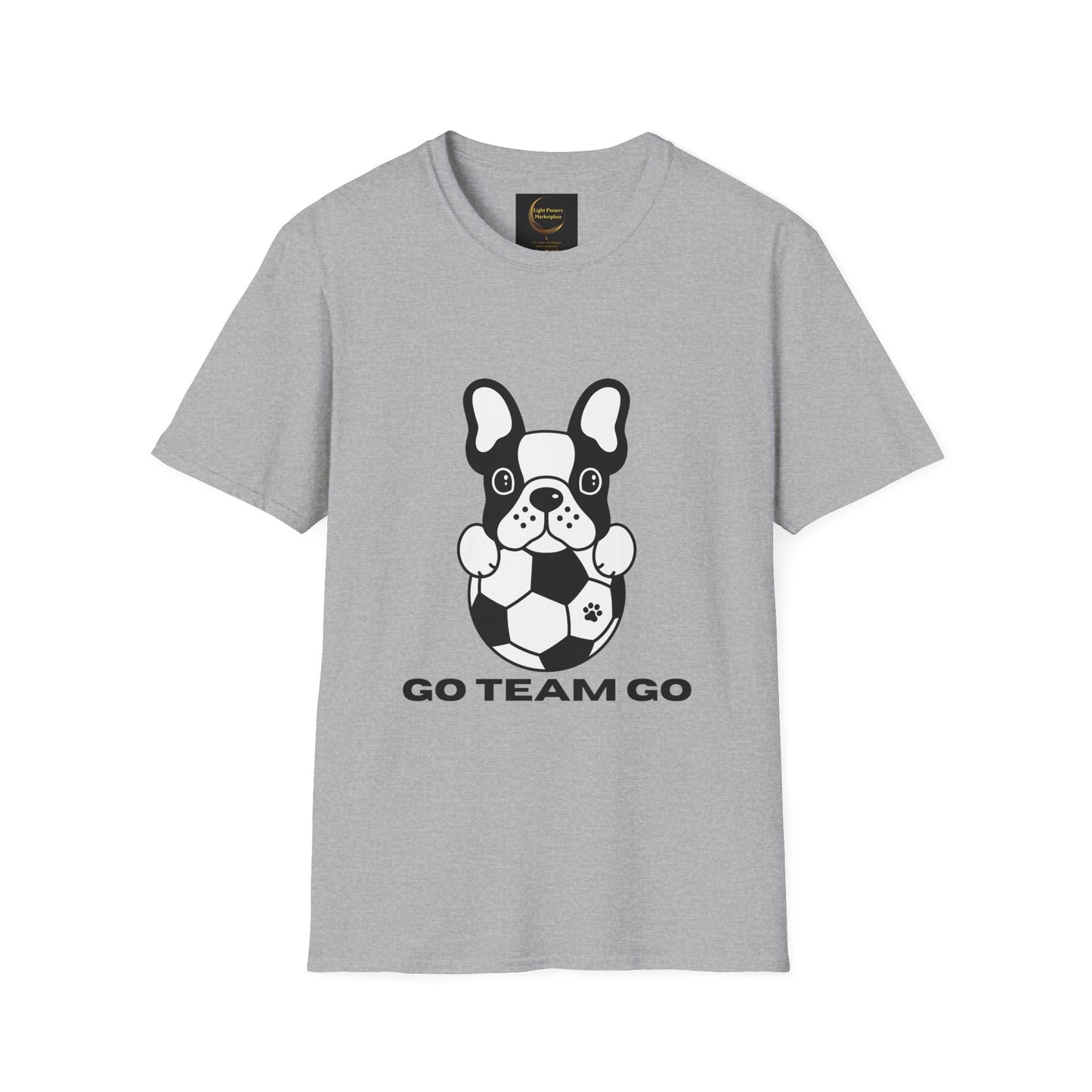 Soccer Dog Adult Unisex T-Shirt