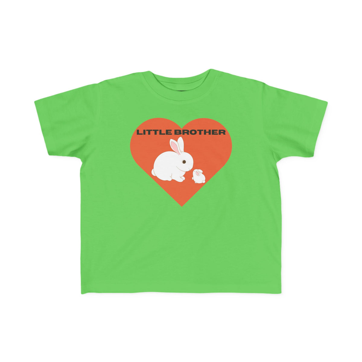 Little Brother Bunny Heart Toddler Tee