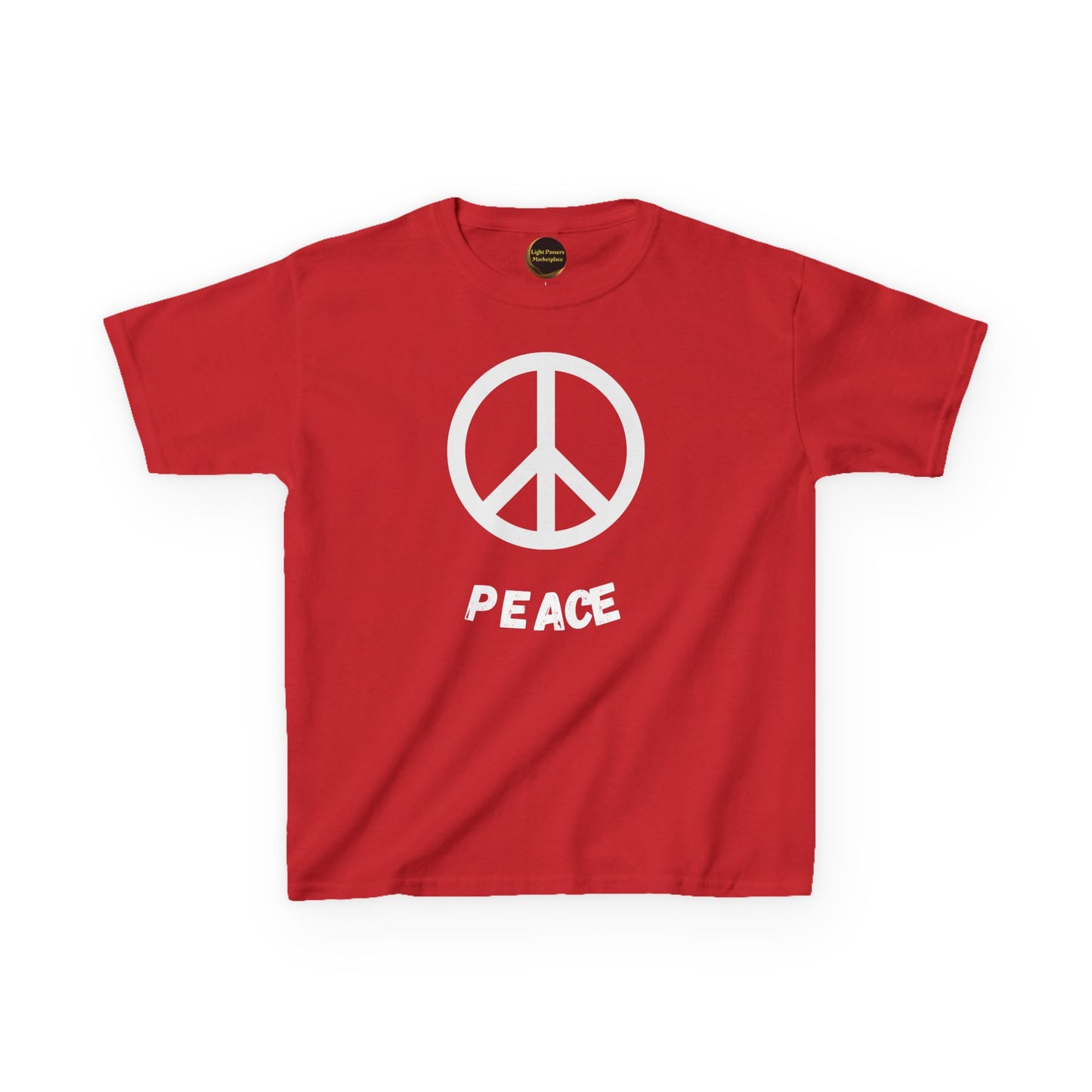 Youth/ Kids Black or white Peace Symbol T-Shirt