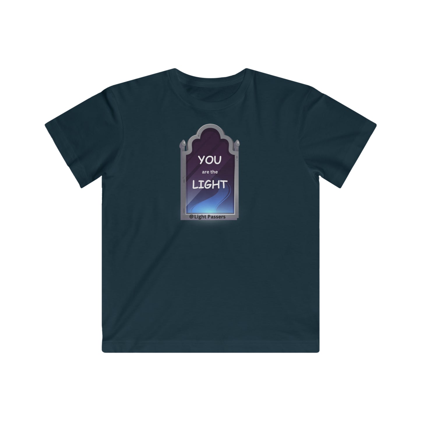 Light Passers Marketplace Loving "You are the Light" Youth Fine Jersey Tee Simple messages, Mental Health