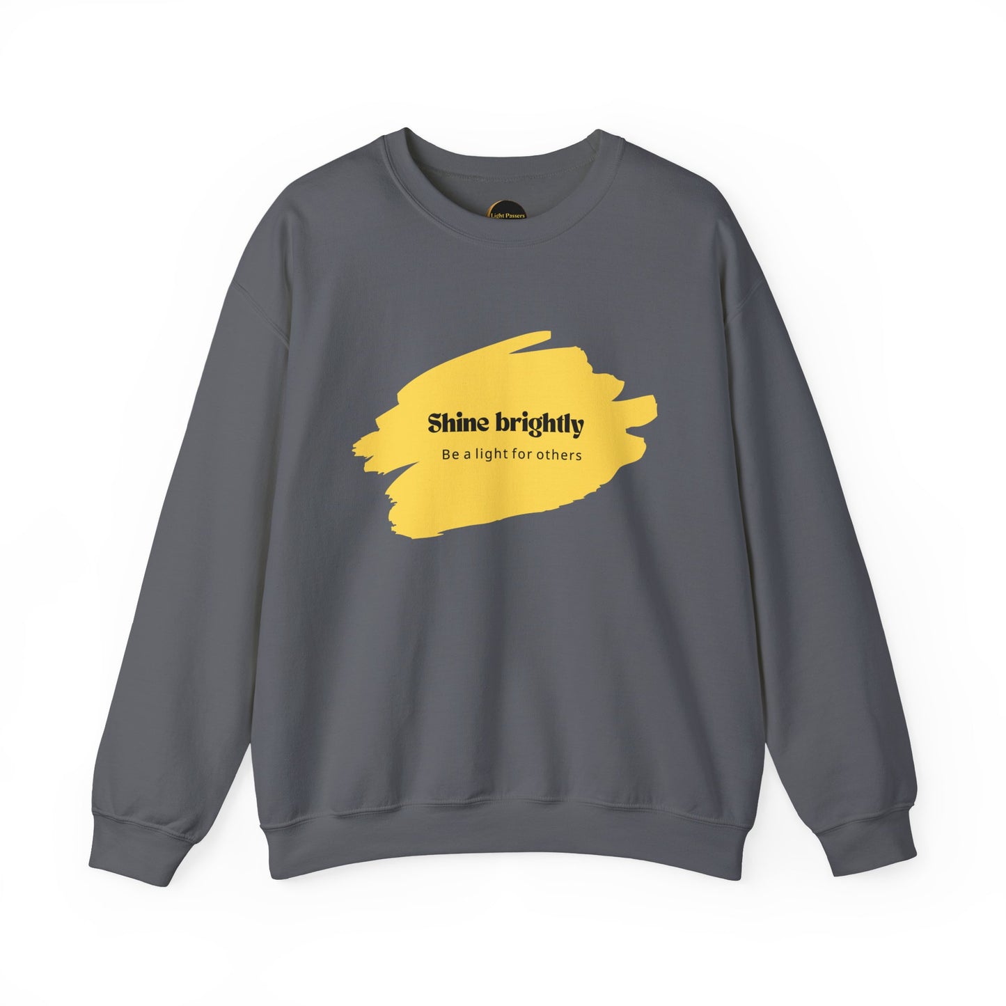 The Light Inspirational Crewneck Sweatshirt - Shine Brightly and Be the Light for Others
