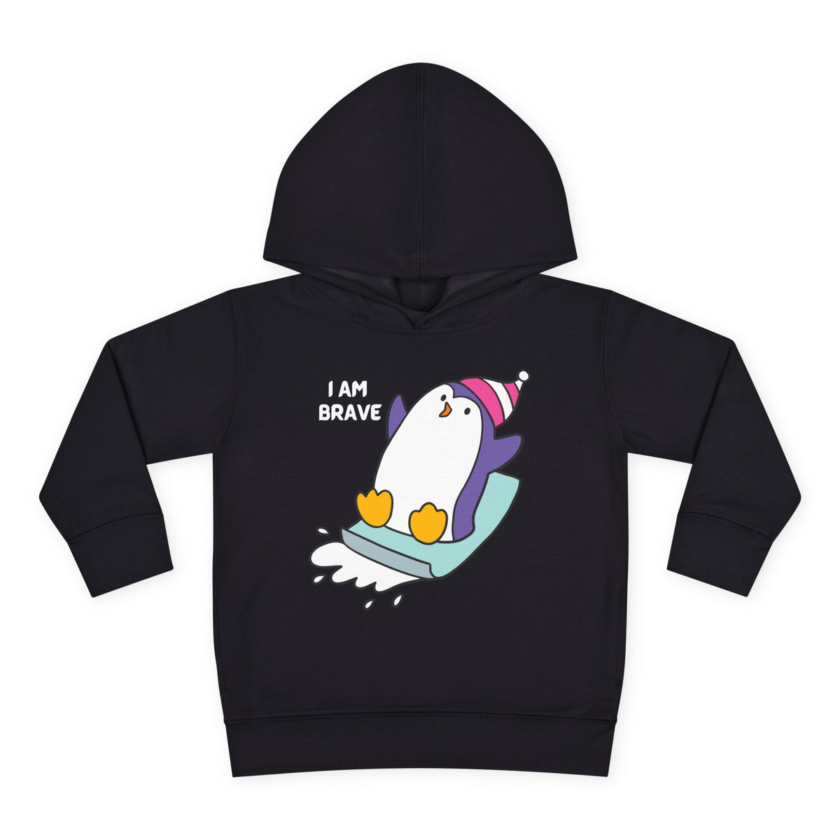 Brave Penguin Toddler Hoodie