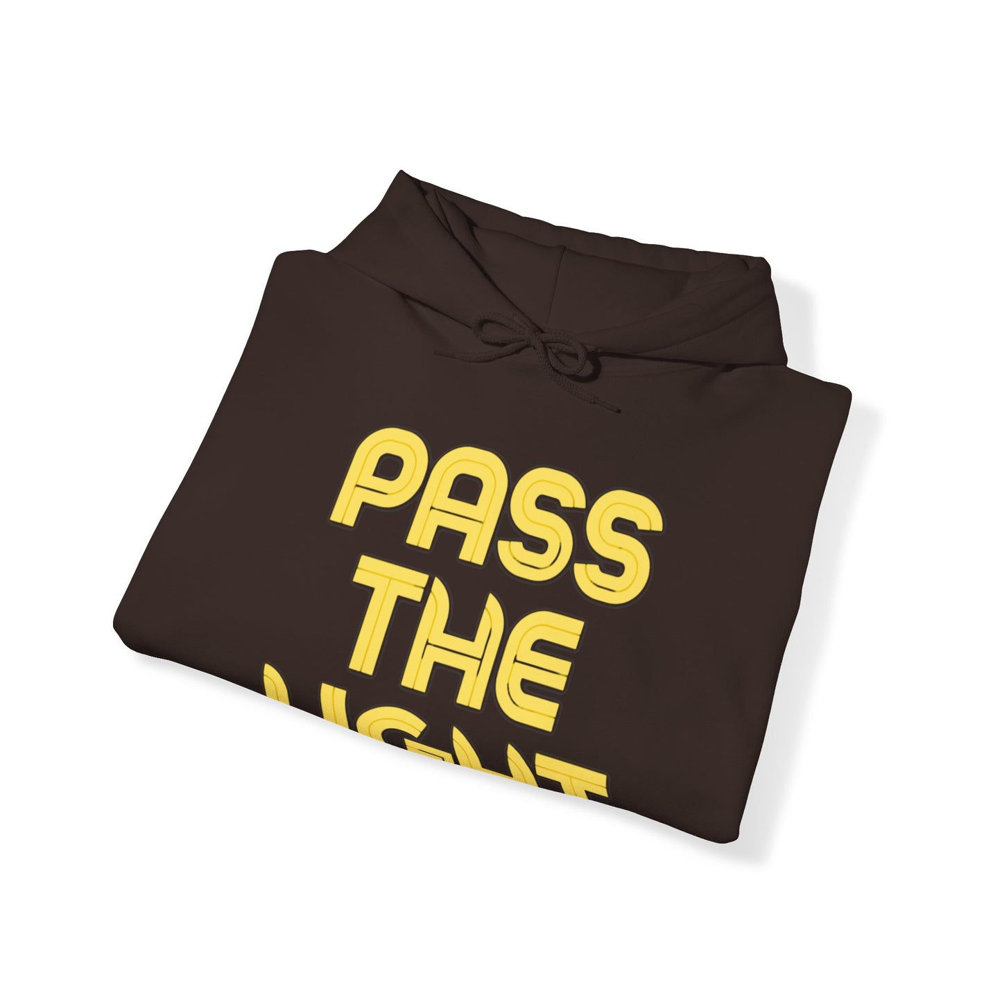 Light Passers Marketplace Pass the Light Unisex Heavy Hooded Sweatshirt, Simple Messages