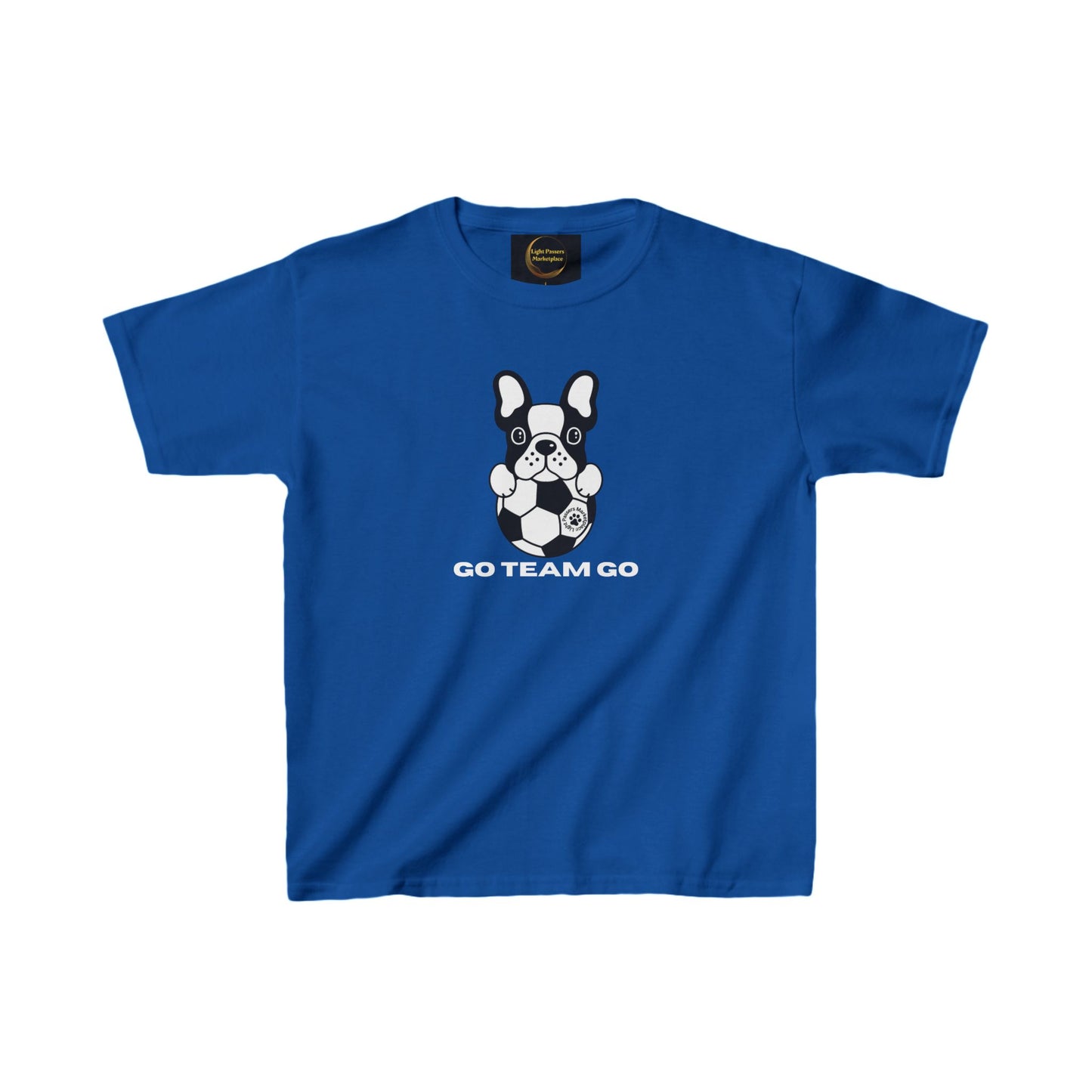 Teams Soccer Dog Go Team Go Youth T-shirt