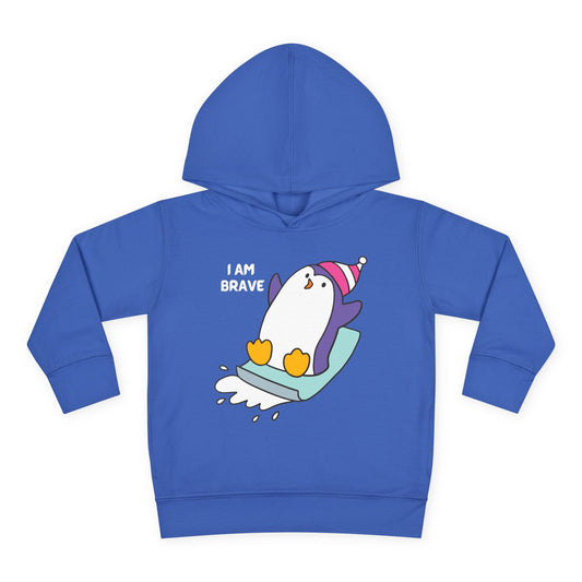 Brave Penguin Toddler Hoodie