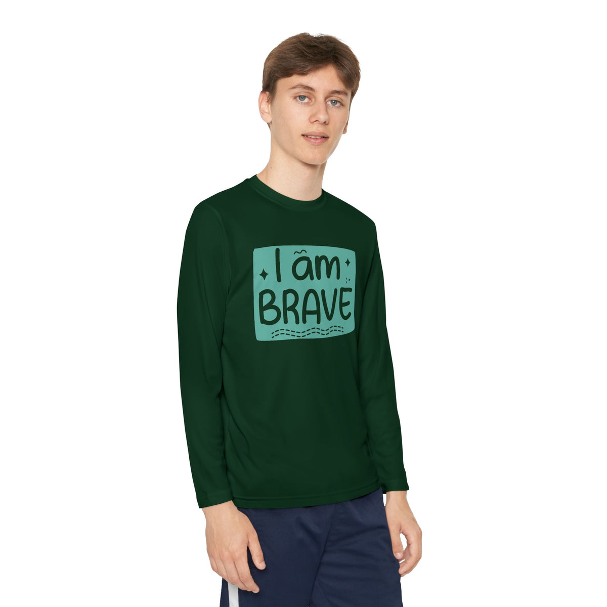 I Am Brave Youth Long Sleeve Tee
