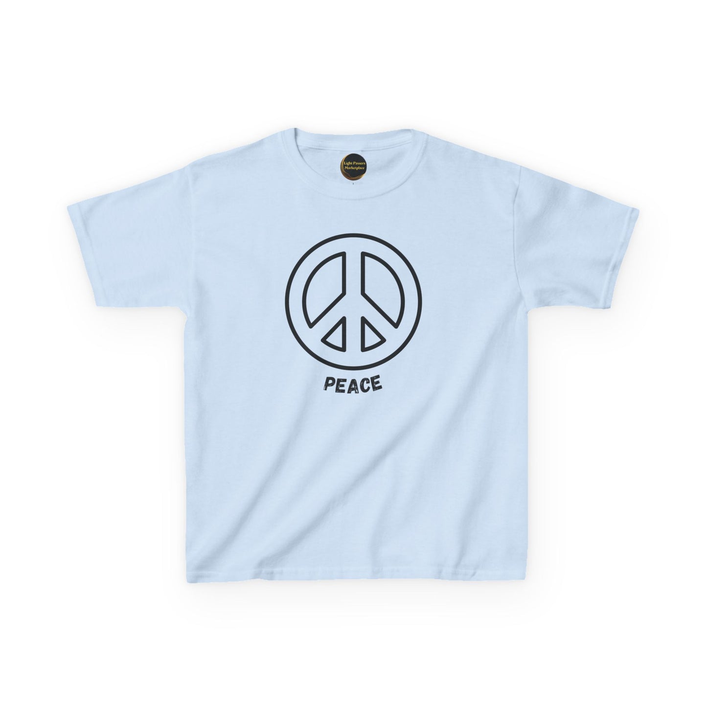 Youth/ Kids Black or white Peace Symbol T-Shirt