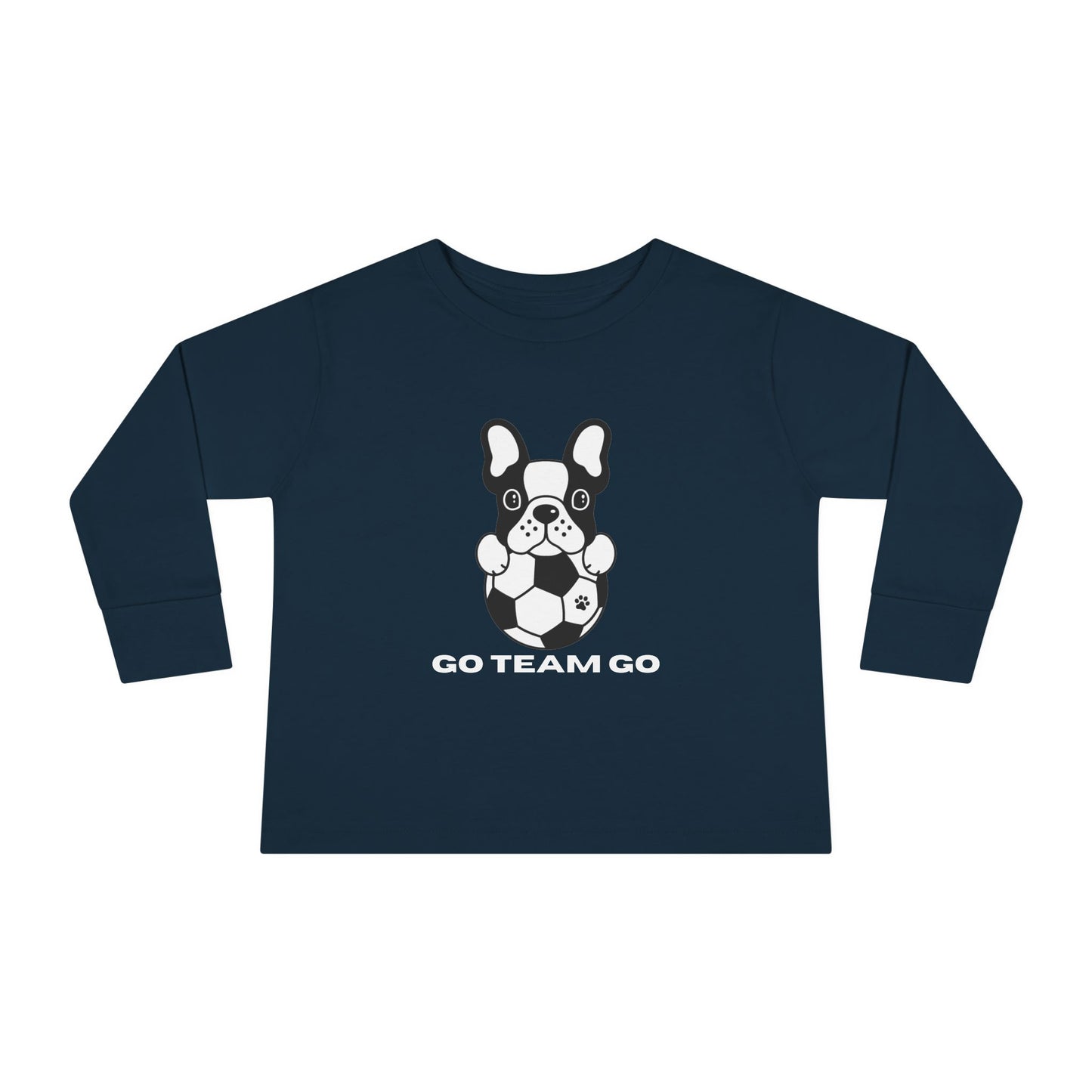 Teams Soccer Dog Toddler Long Sleeve