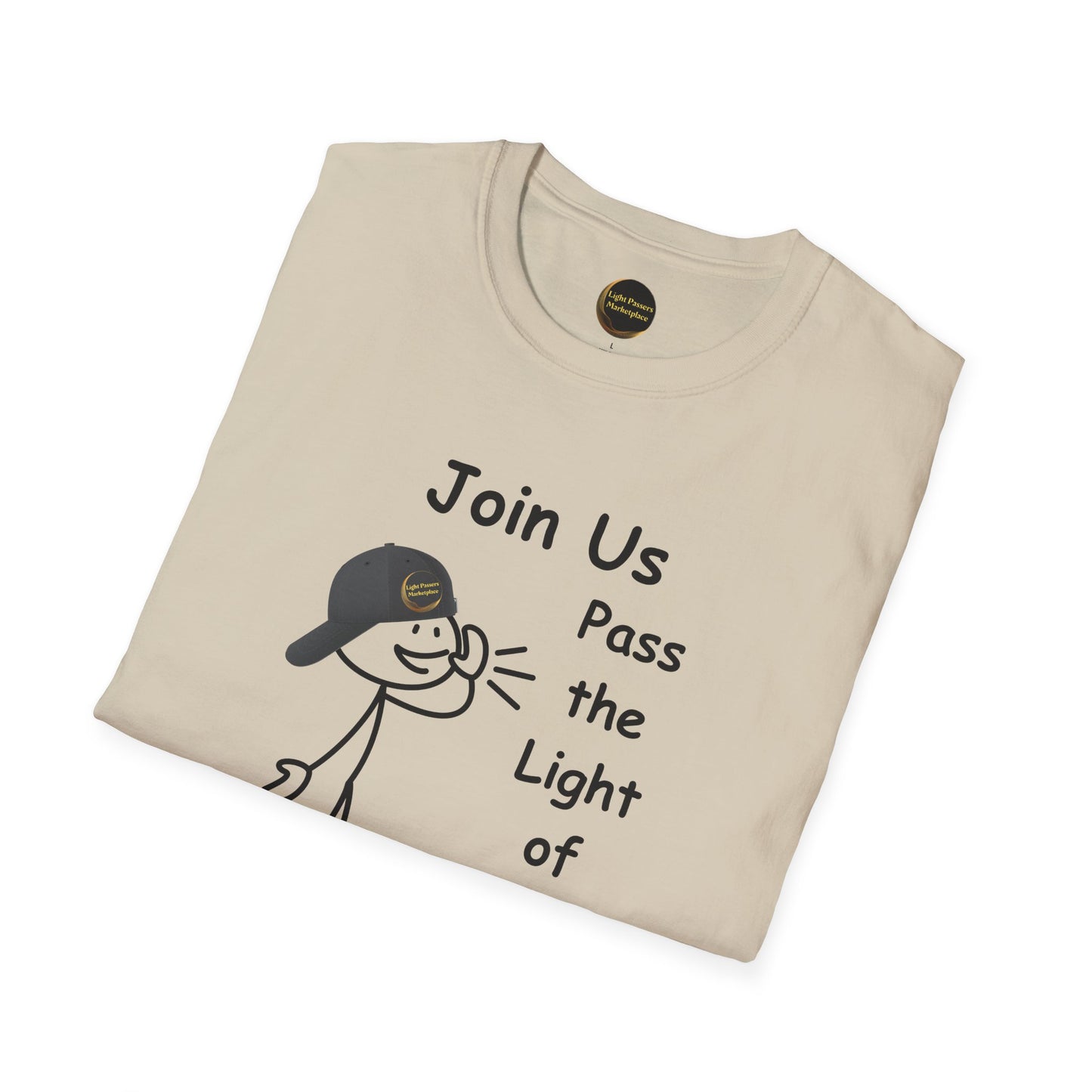Join Us Pass the Light of Kindness Adult Unisex T-Shirt