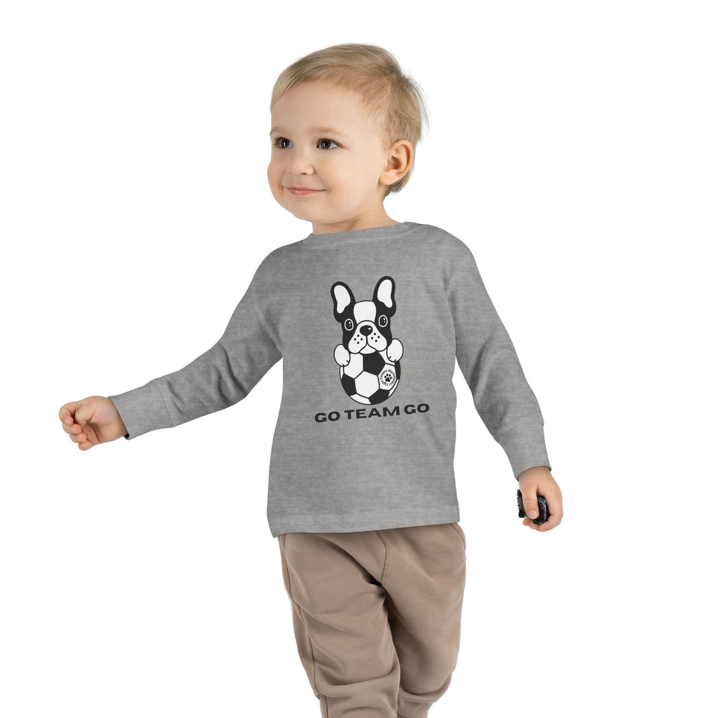 Teams Soccer Dog Toddler Long Sleeve