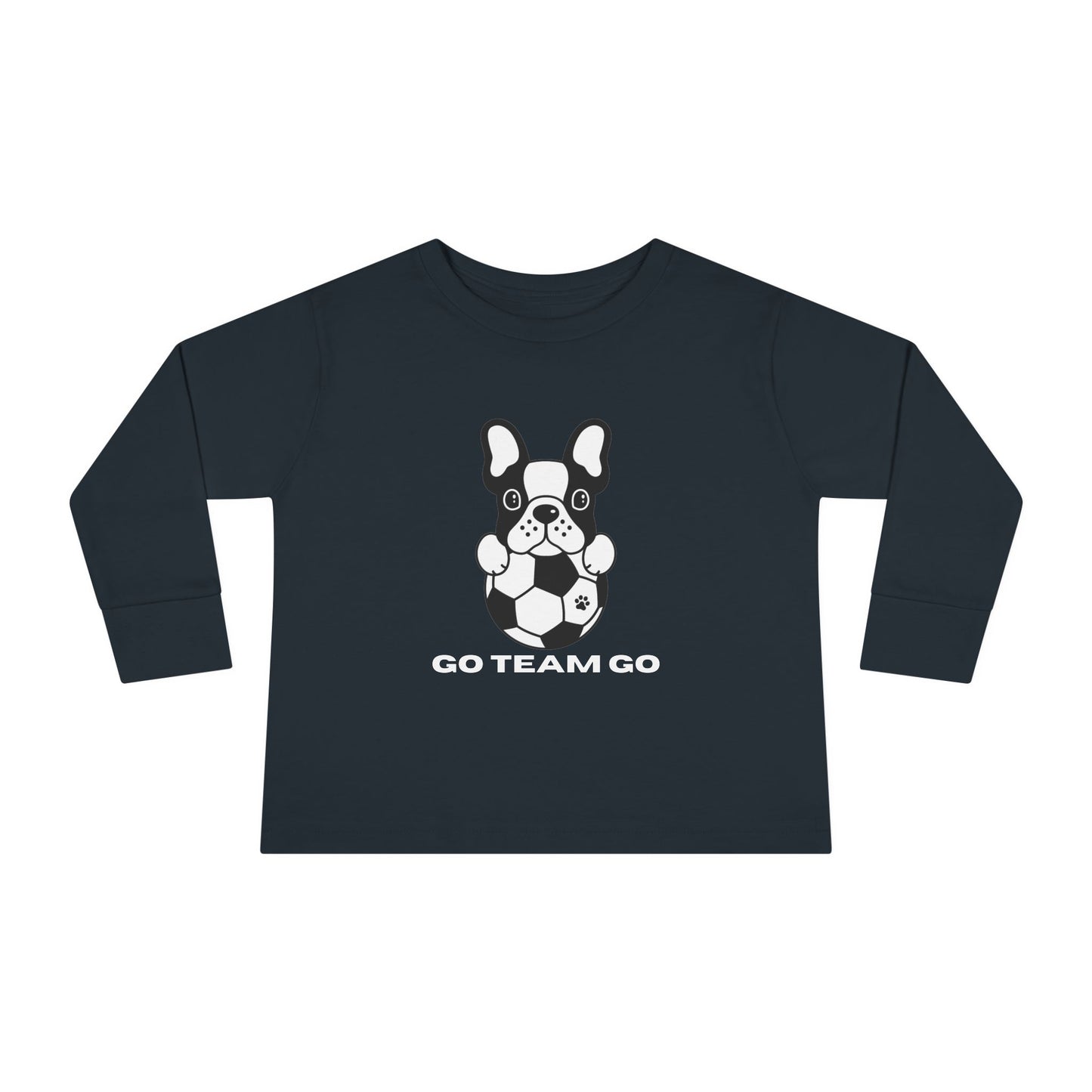 Teams Soccer Dog Toddler Long Sleeve
