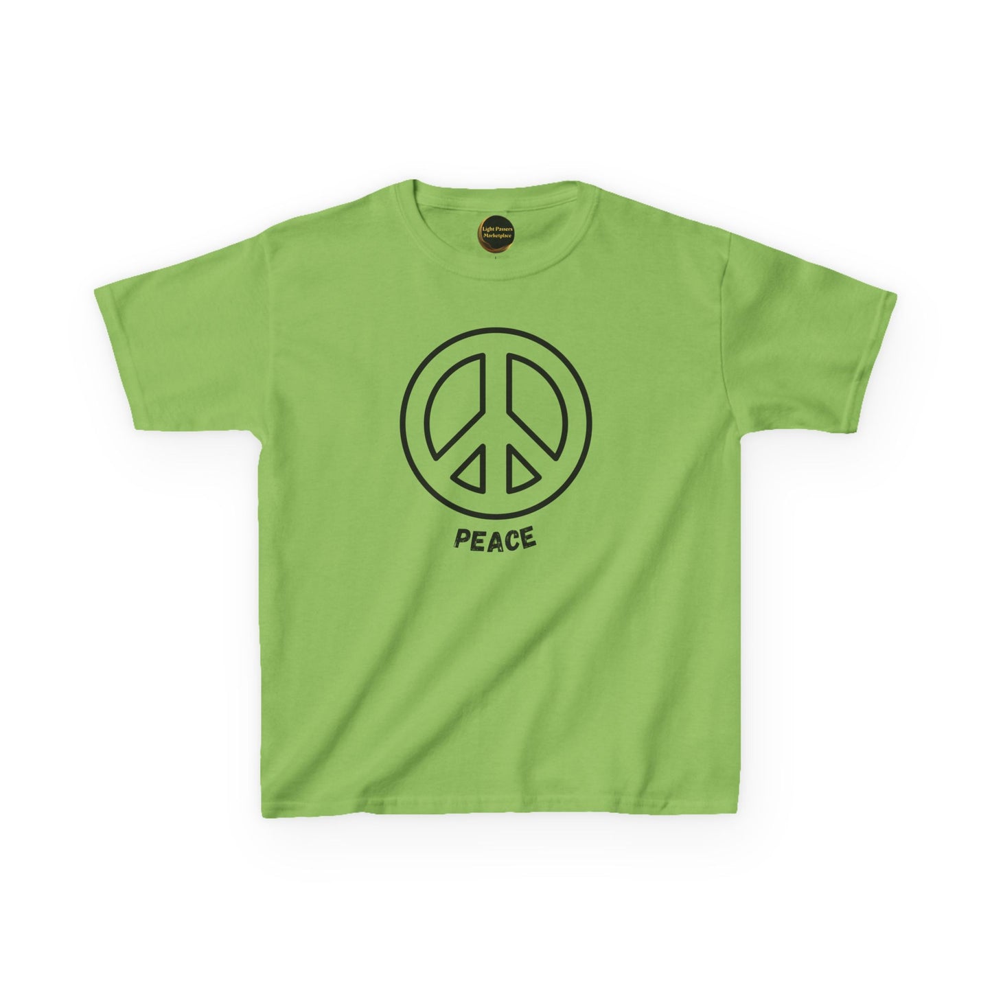 Youth/ Kids Black or white Peace Symbol T-Shirt