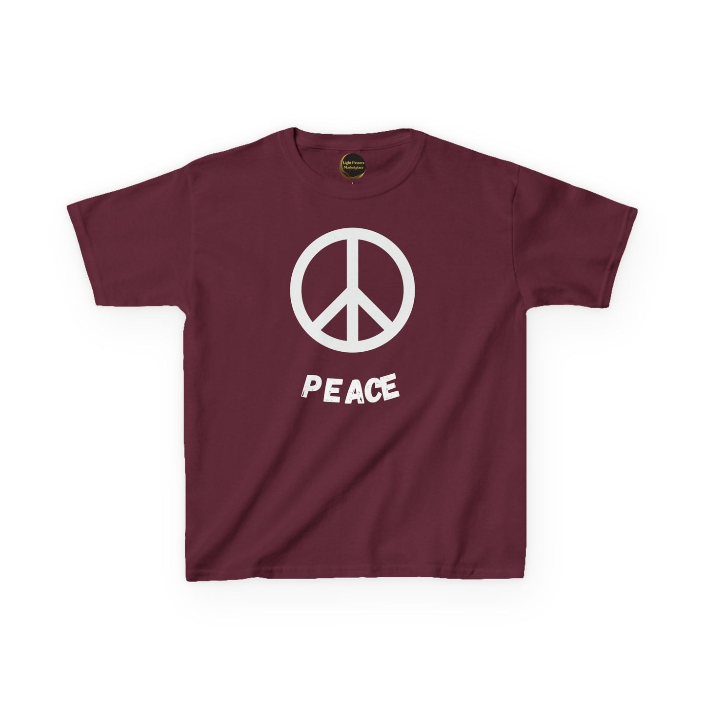 Youth/ Kids Black or white Peace Symbol T-Shirt