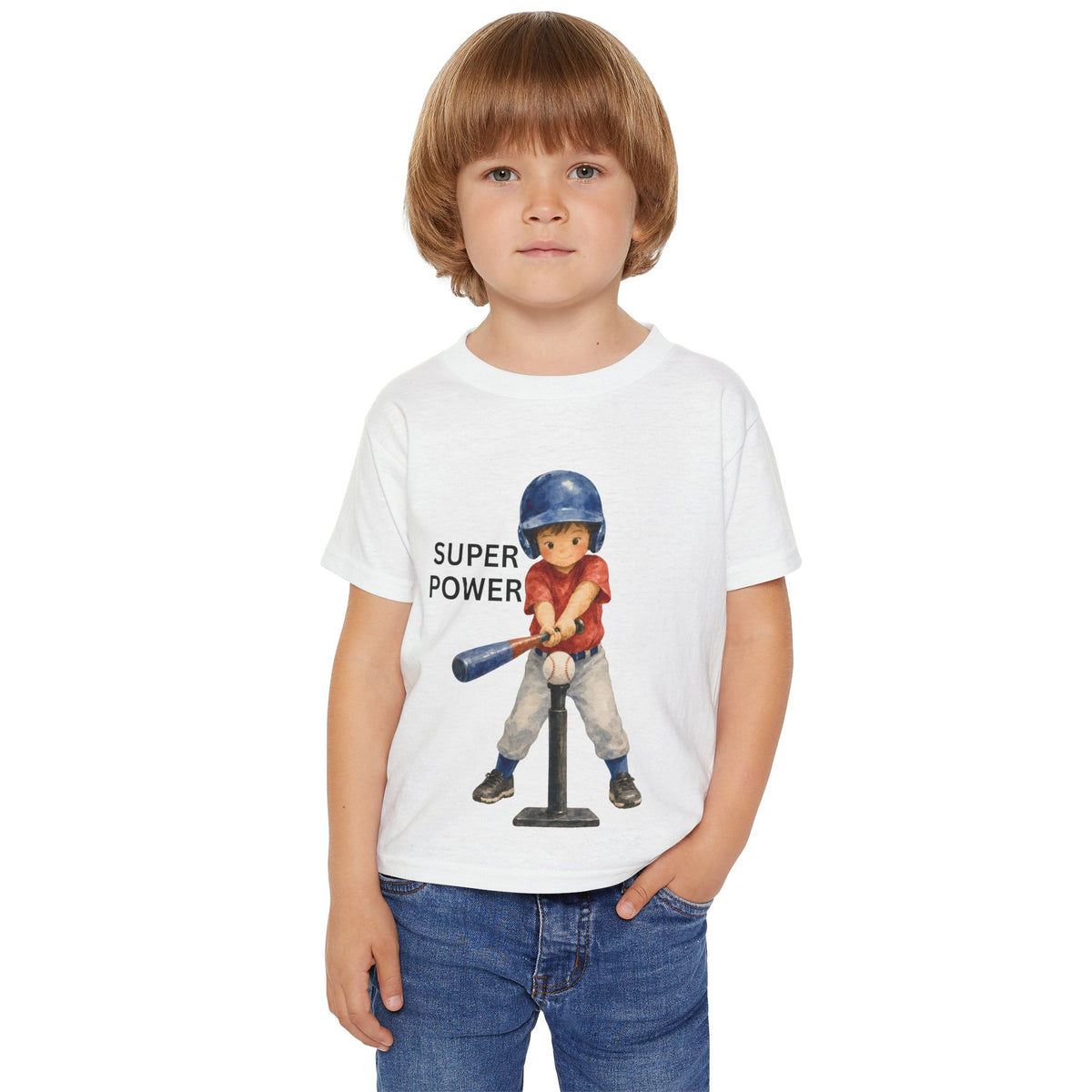Super Power Baseball Unisex Toddler T-Shirt