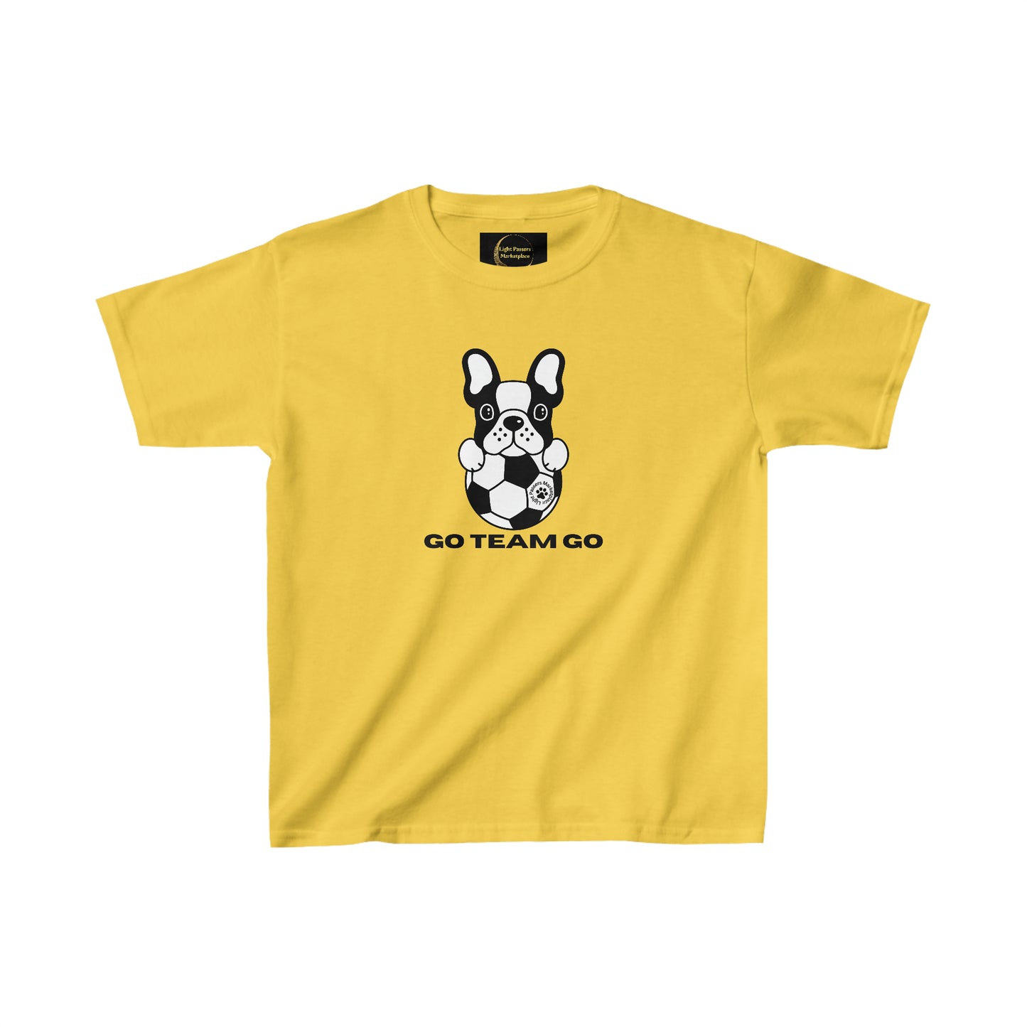 Light Passers Marketplace Soccer Dog Youth Heavy Cotton™ T-shirt, Fitness, Mental Health