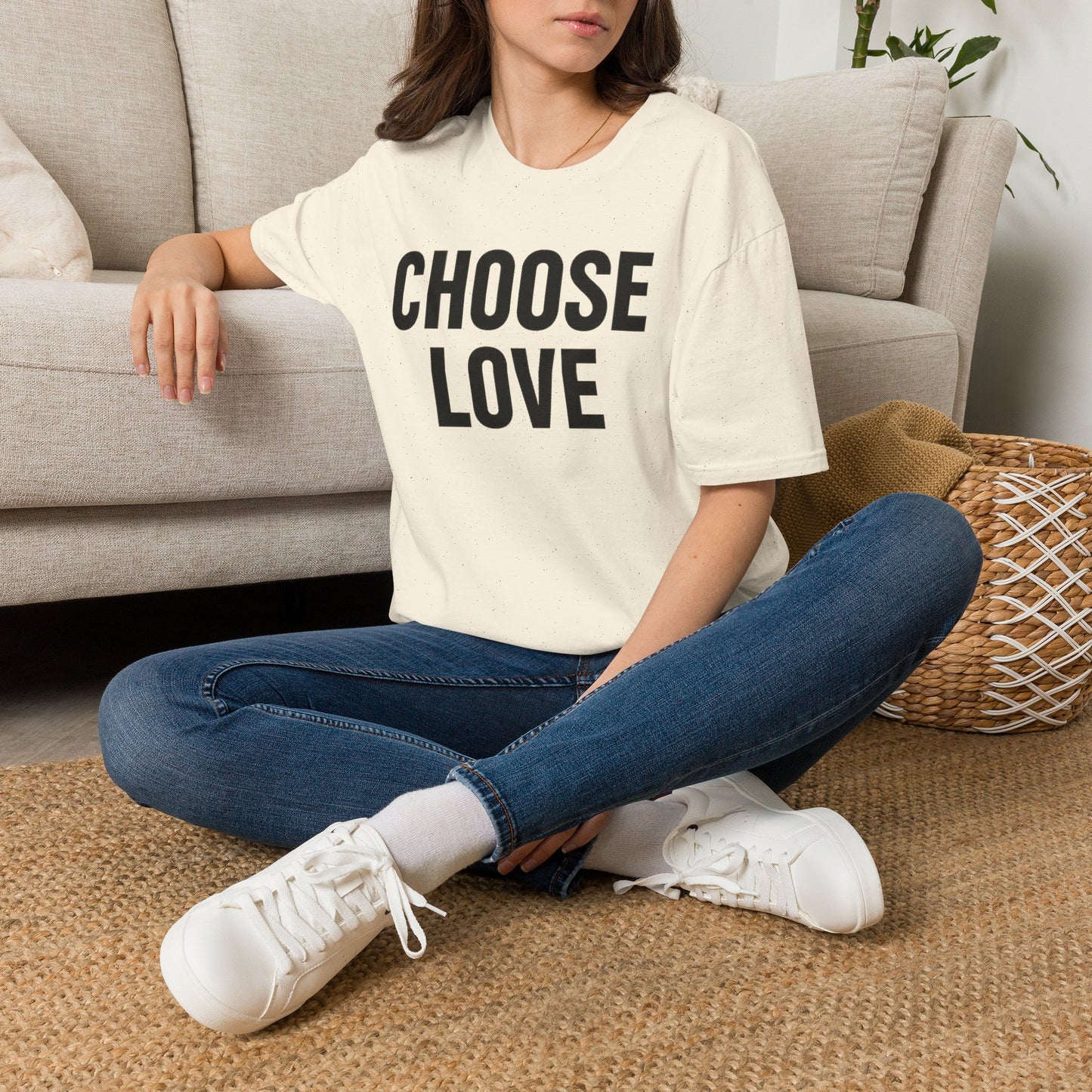 Choose Love Adult Unisex T-Shirt — Bold  Inspirational