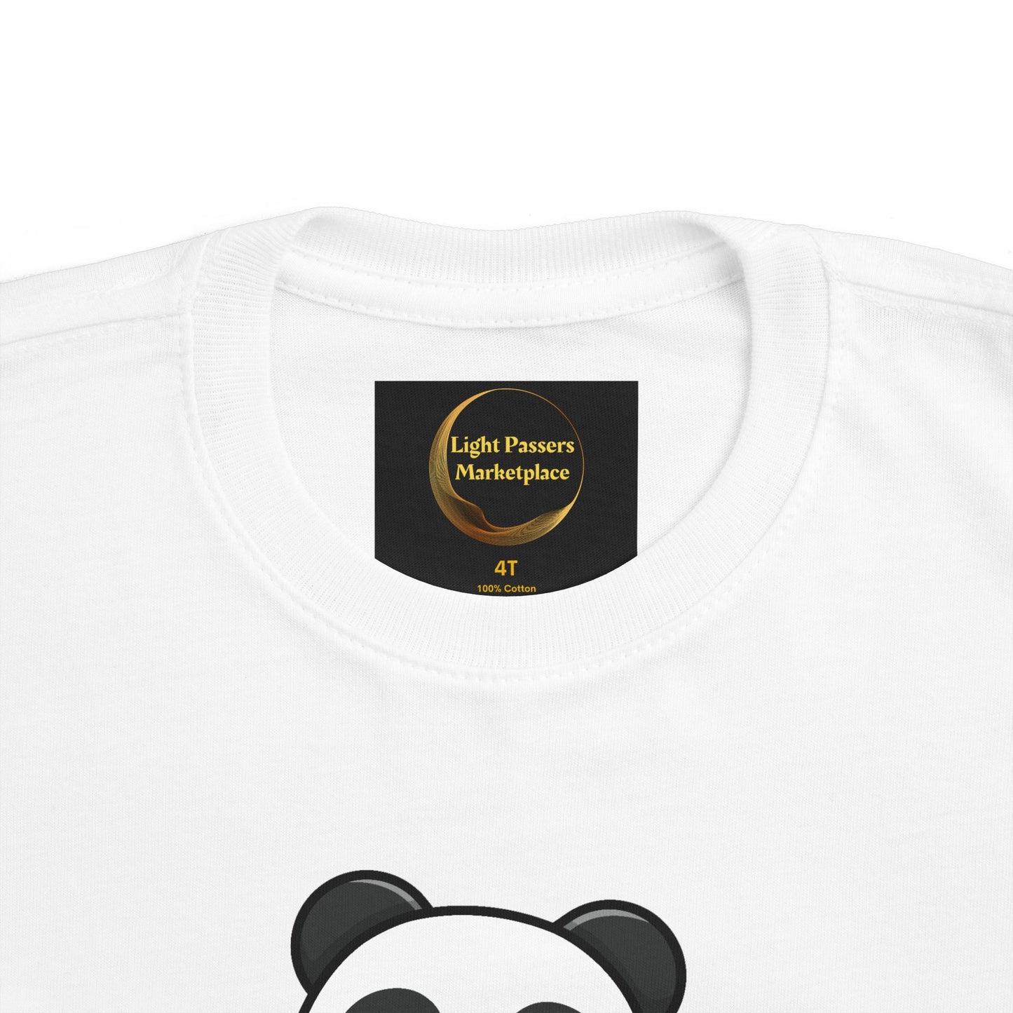 Toddler Soccer Panda T-Shirt — "I Love Soccer" Kids Tee
