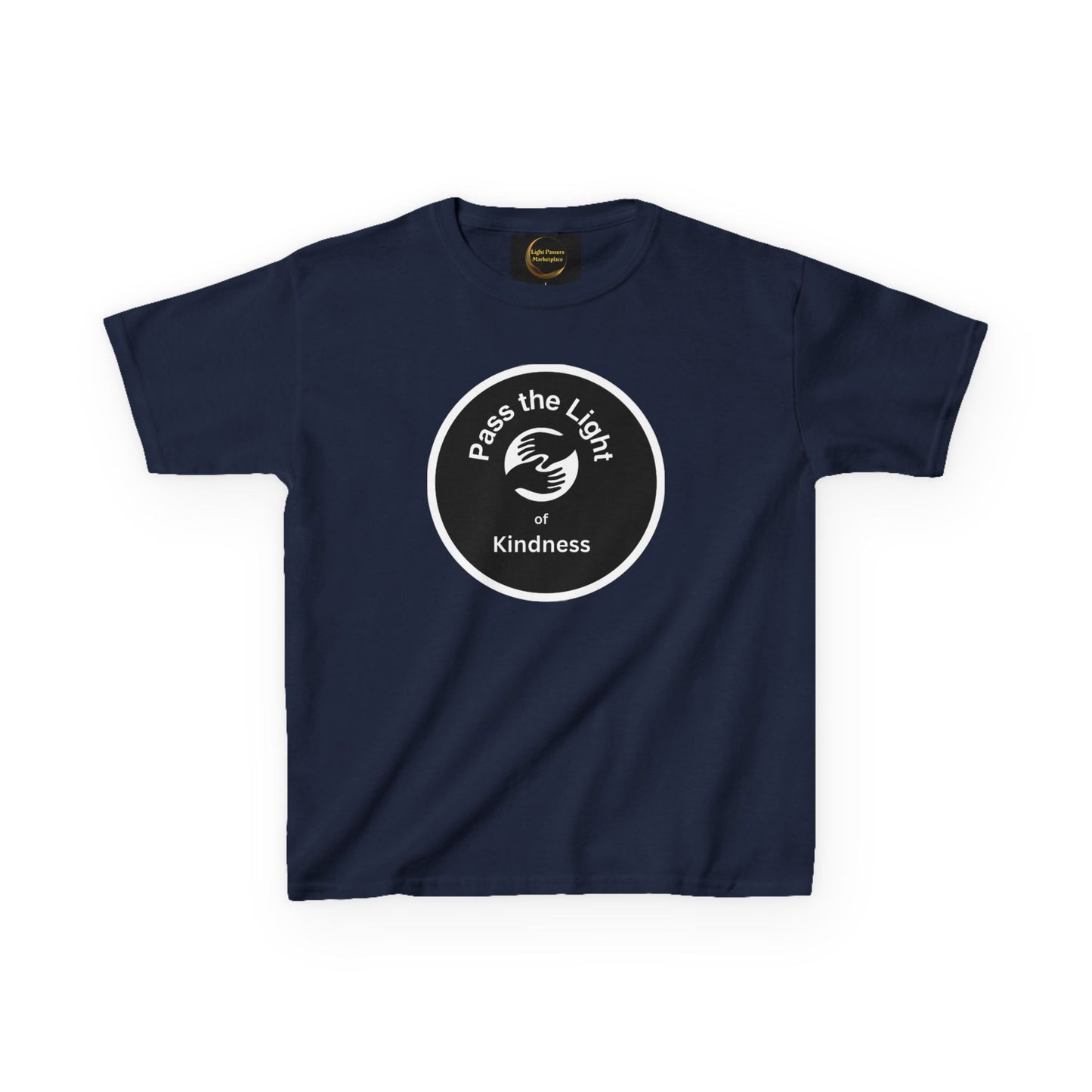 Youth T-shirt Pass the Light of Kindness 2 hands Graphic