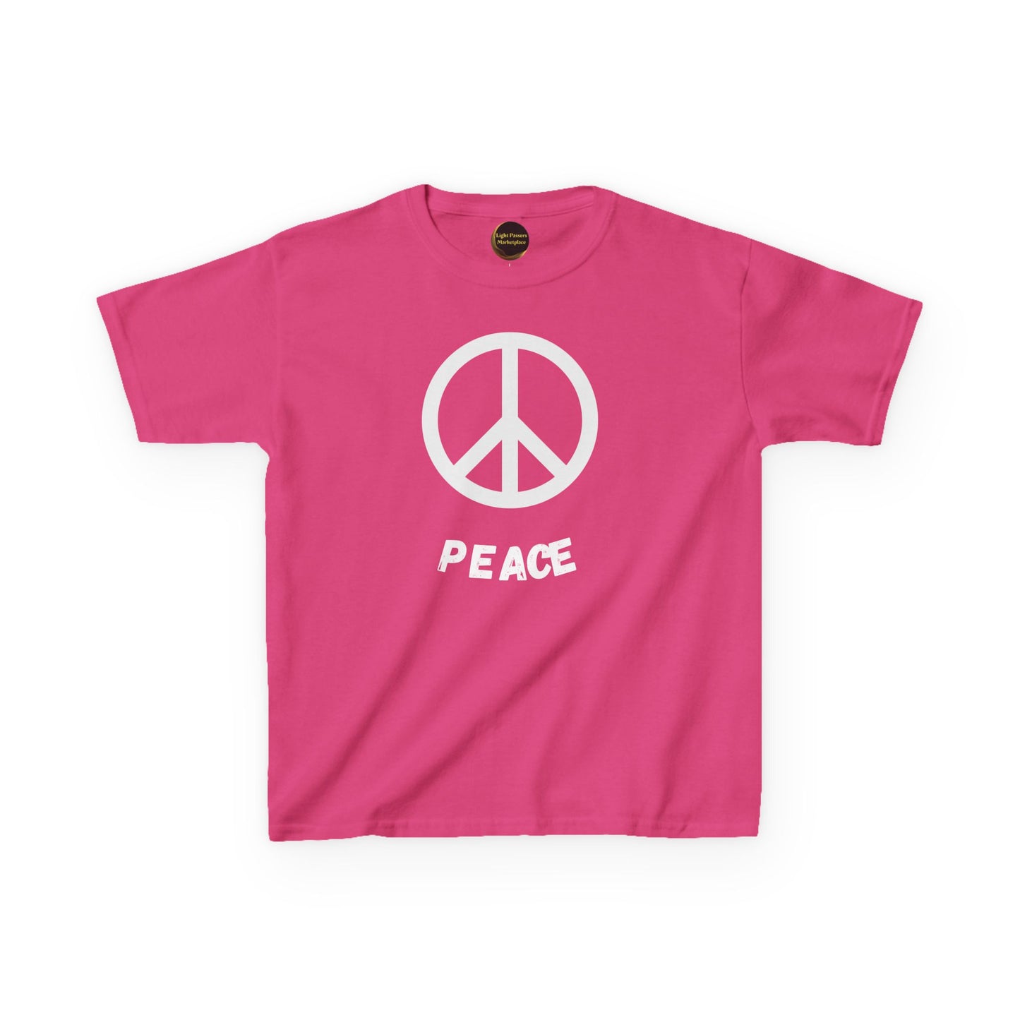 Youth/ Kids Black or white Peace Symbol T-Shirt