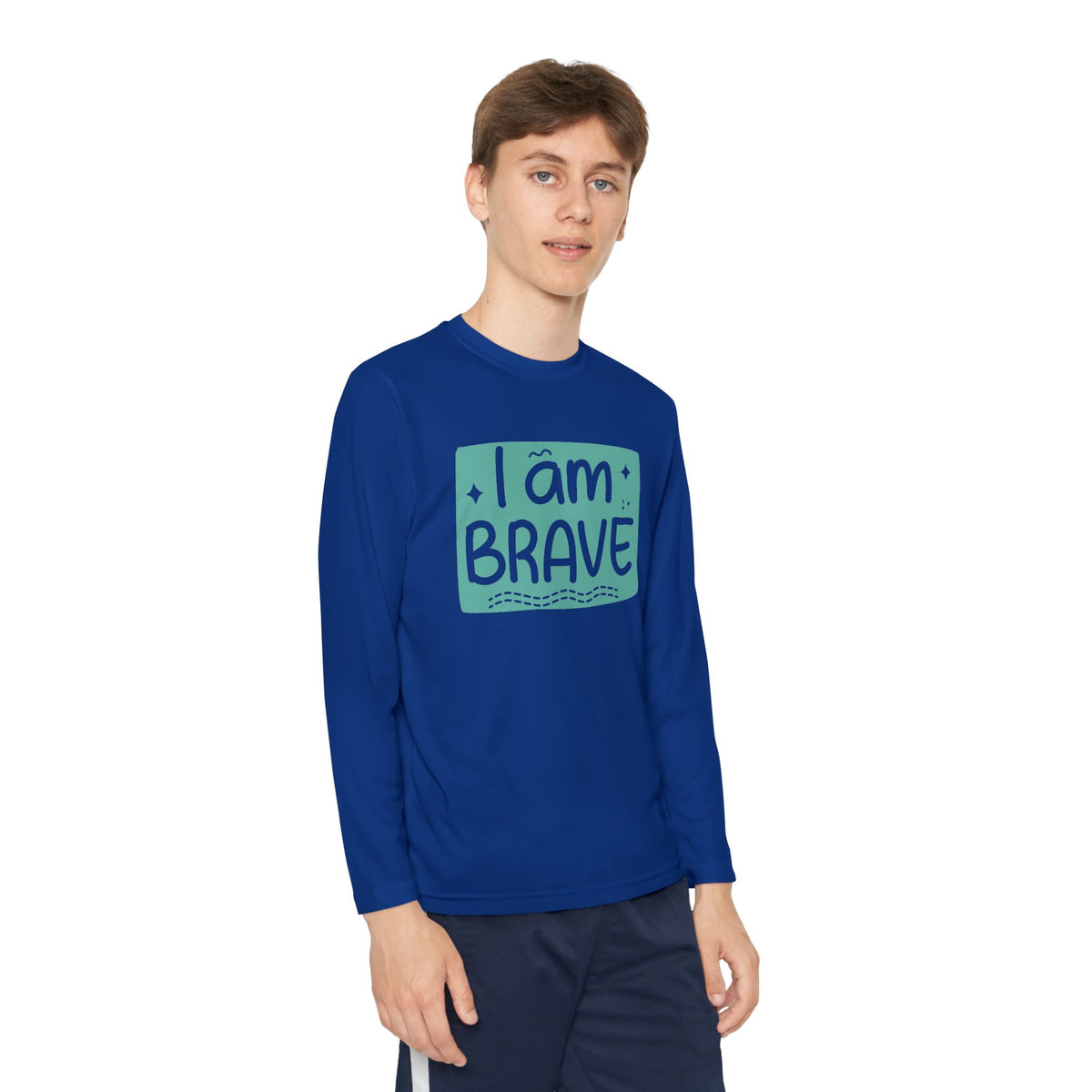 I Am Brave Youth Long Sleeve Tee