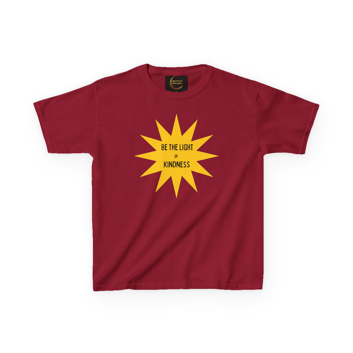 Kids/Youth Tee — Yellow Starburst “Be The Light of Kindness”