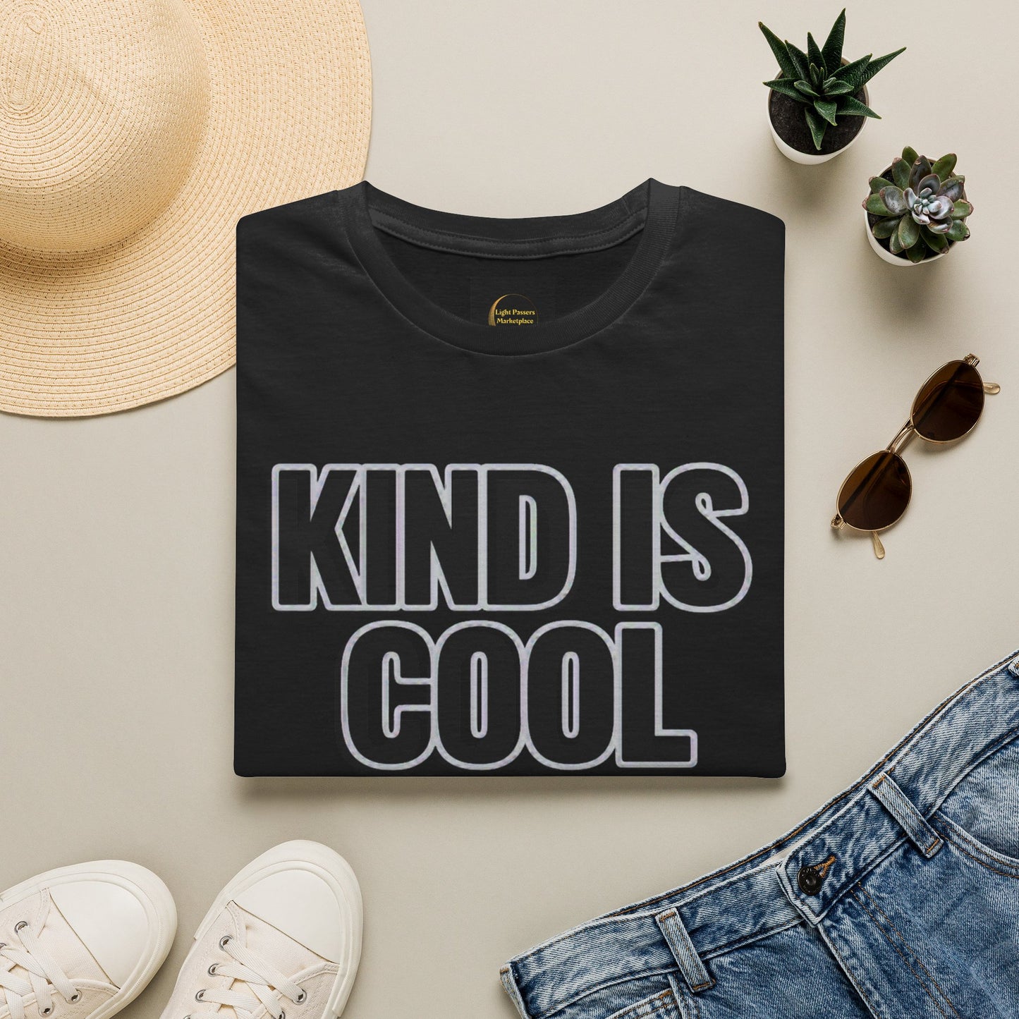 Kind Is Cool Adult Unisex T‑Shirt — Bold Positive Message