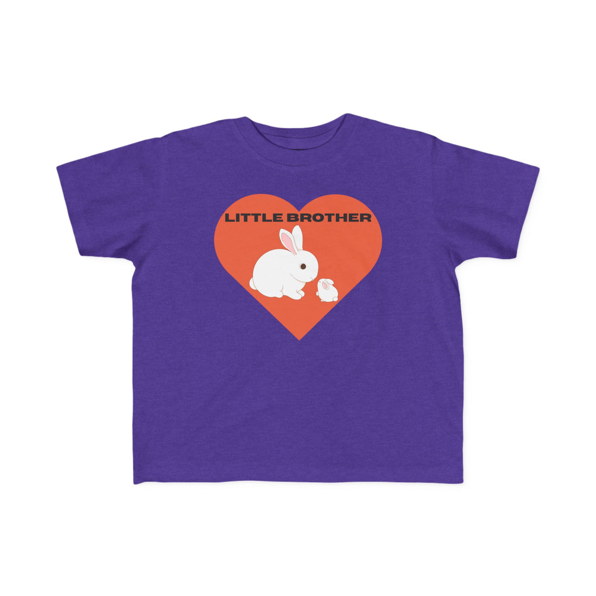 Little Brother Bunny Heart Toddler Tee