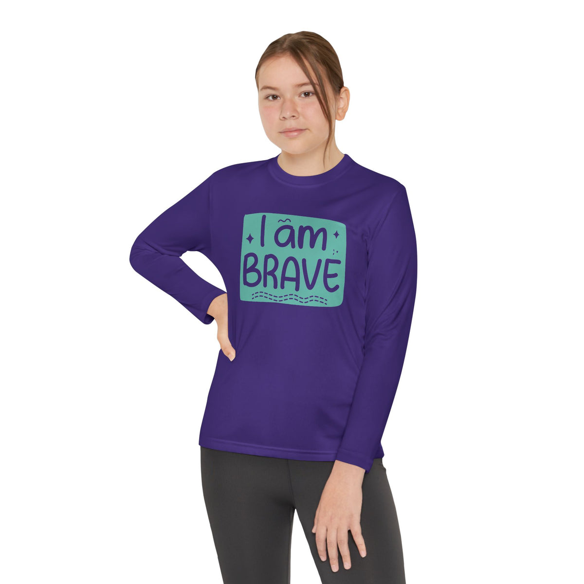 I Am Brave Youth Long Sleeve Tee