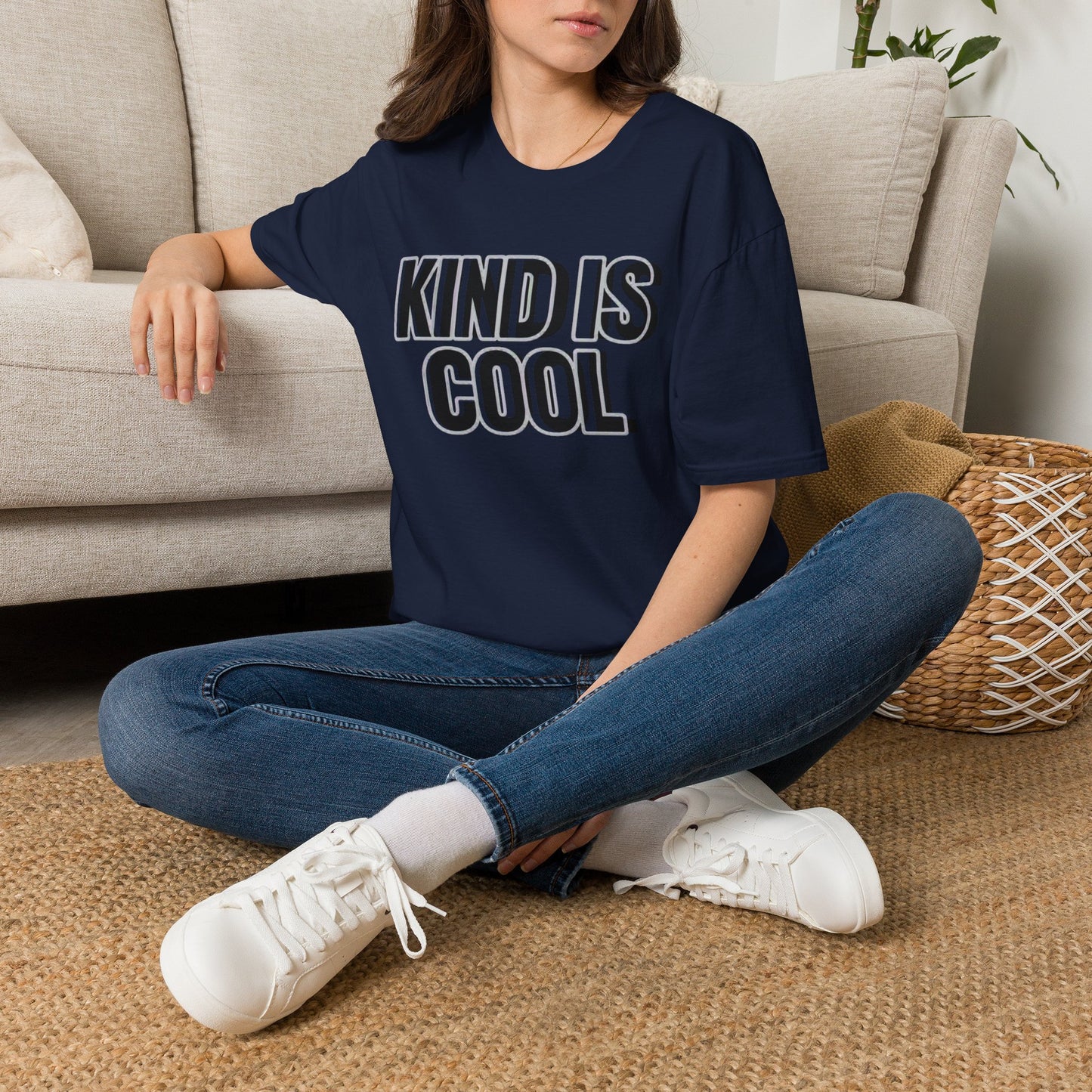 Kind Is Cool Adult Unisex T‑Shirt — Bold Positive Message