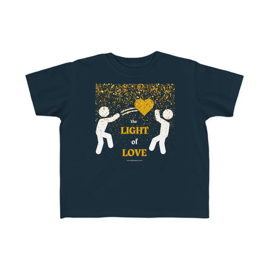 Light Passers Loving PASS THE LIGHT of LOVE Toddler Fine Jersey T-shirt Simple Messages, Fitness, Mental Health