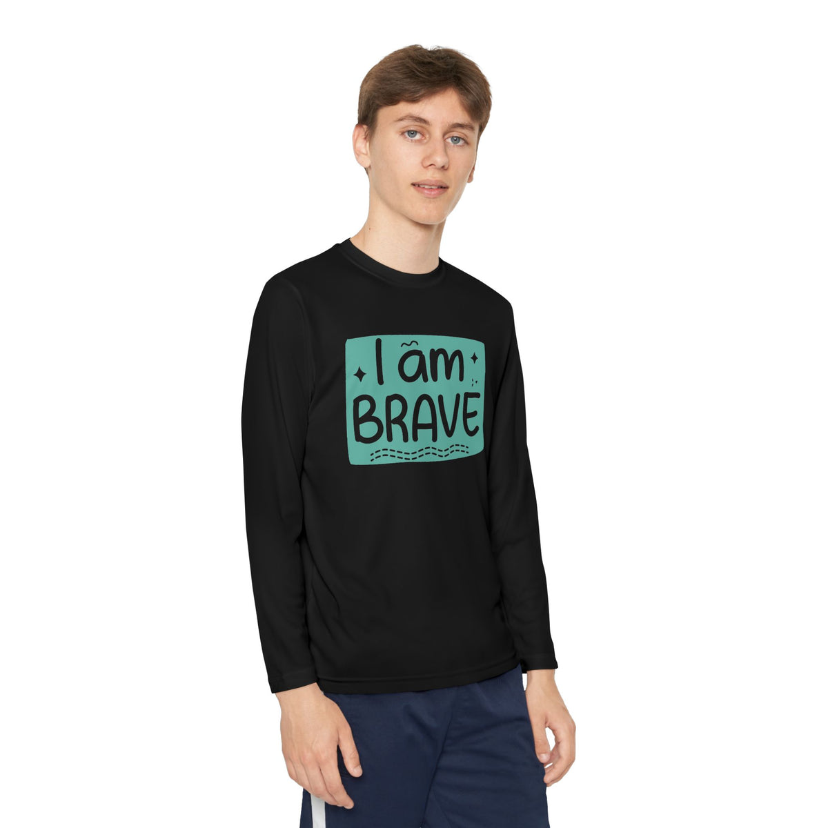 I Am Brave Youth Long Sleeve Tee