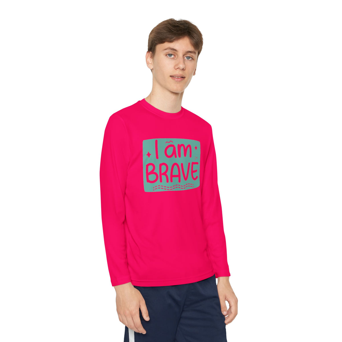 I Am Brave Youth Long Sleeve Tee