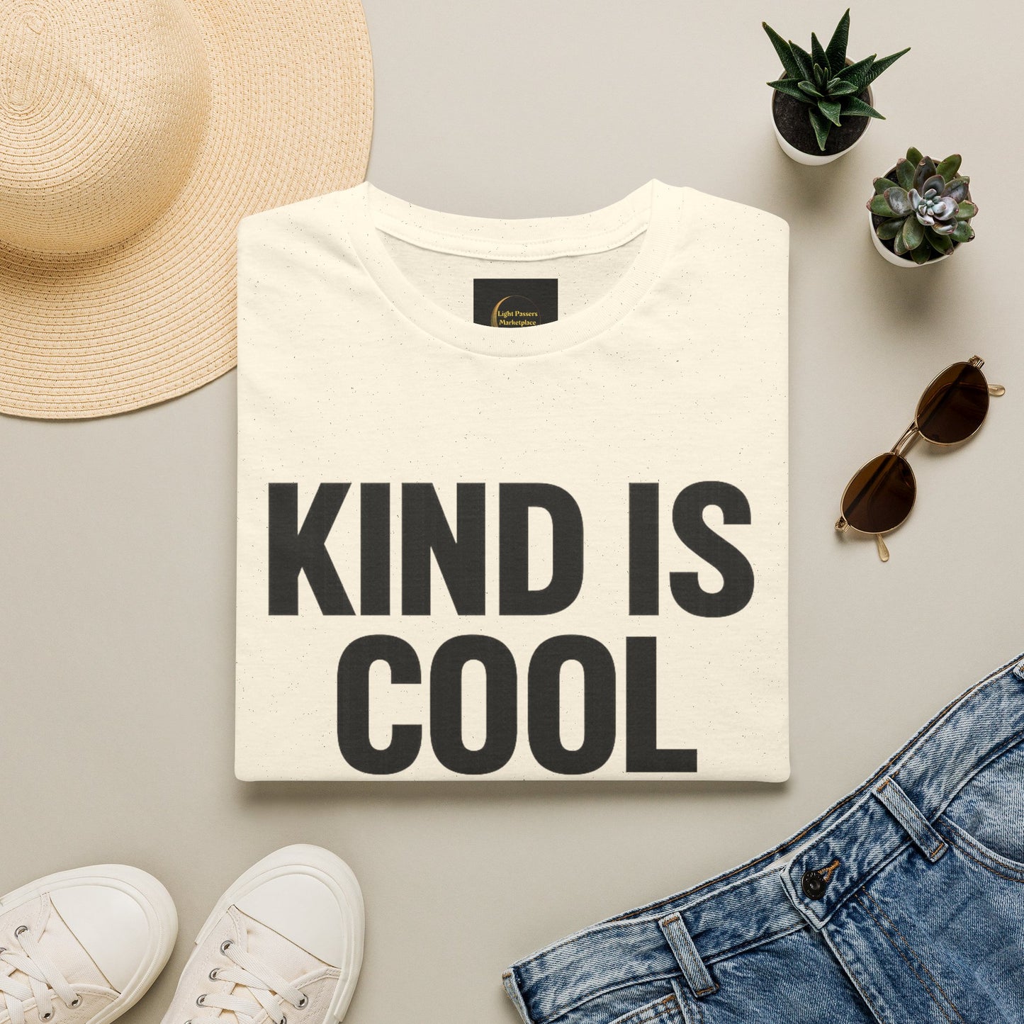Kind Is Cool Adult Unisex T‑Shirt — Bold Positive Message