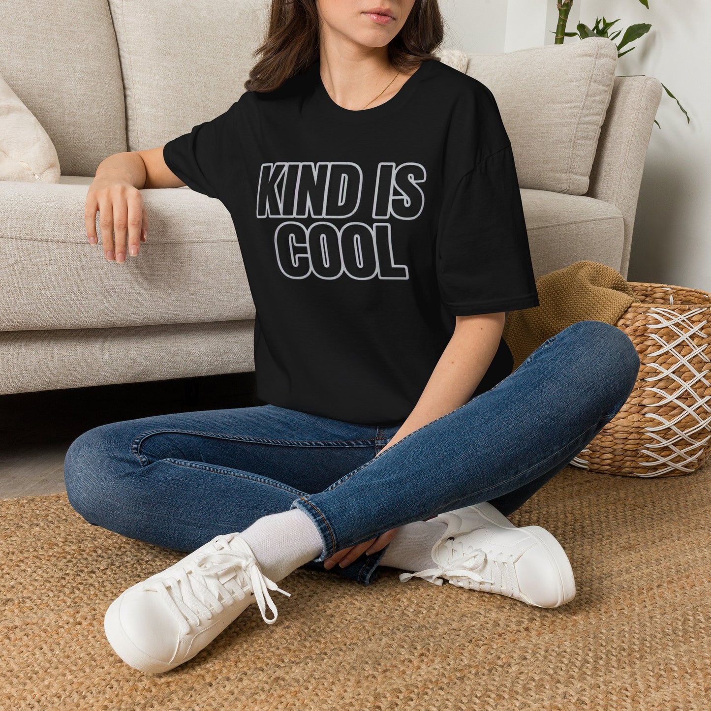 Kind Is Cool Adult Unisex T‑Shirt — Bold Positive Message