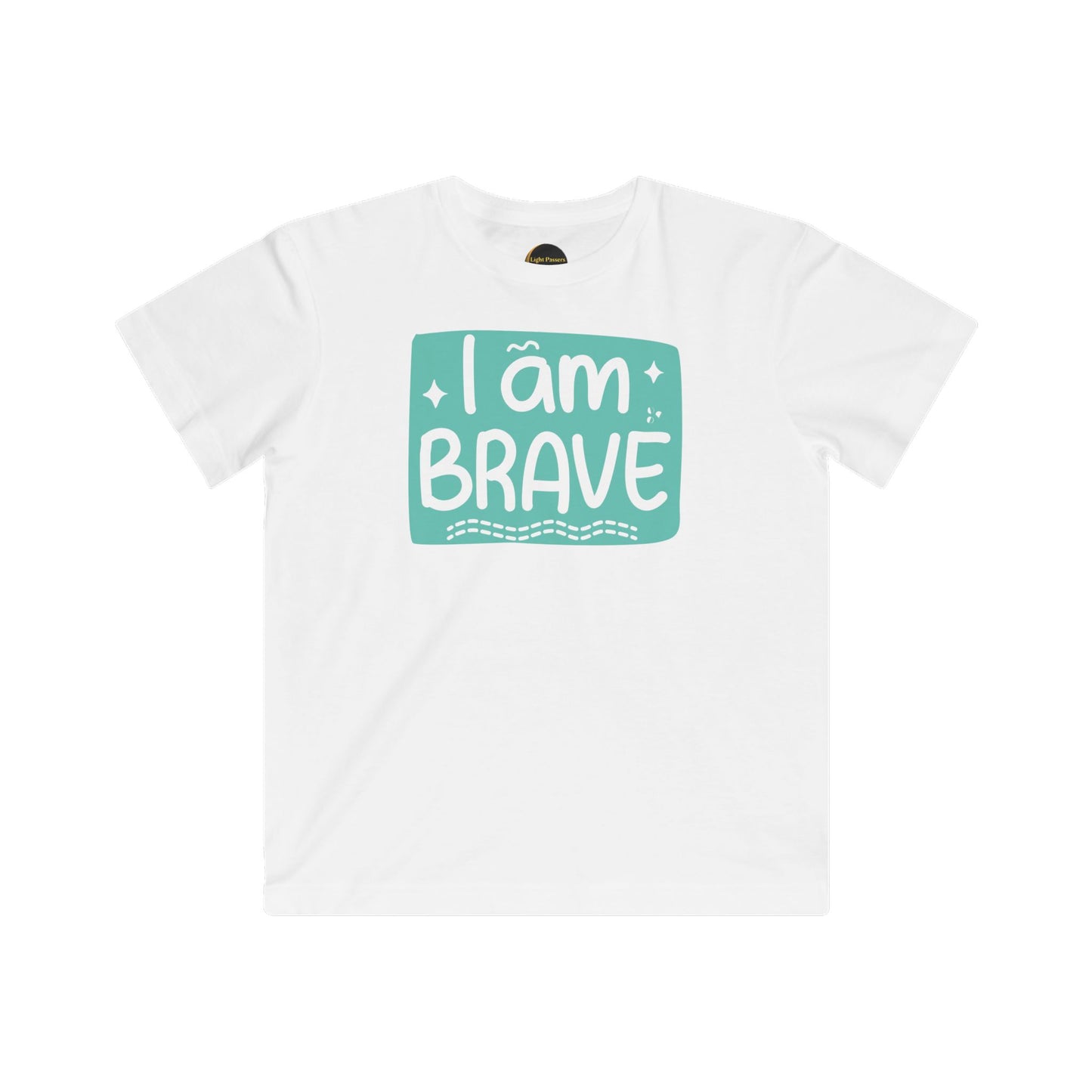 Kids Tee — Toddler "I Am Brave" Positive Affirmation Shirt