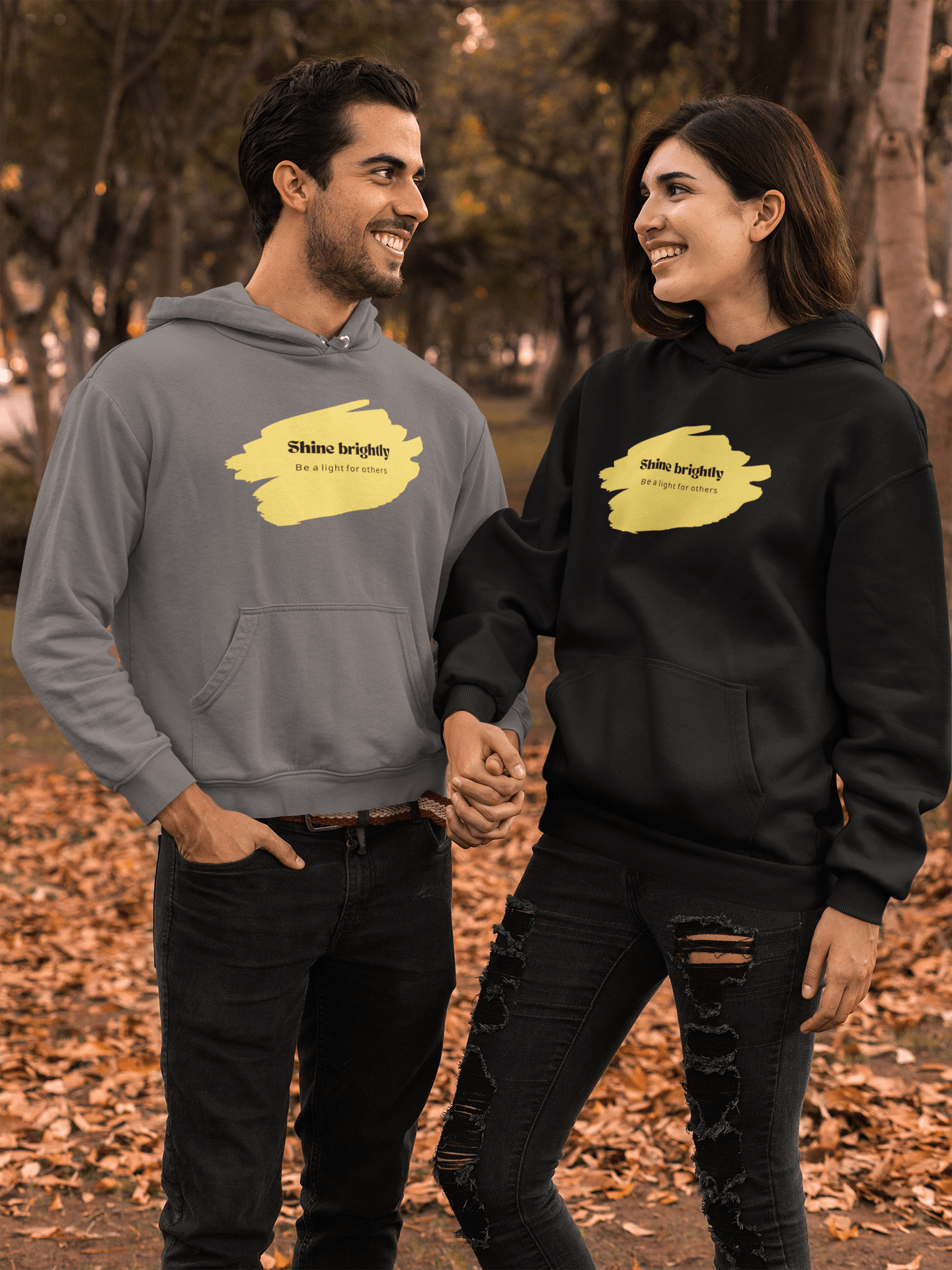 The Light Inspirational Hoodie - Shine Brightly Adult Unisex Heavy Blend™ Sweatshirt