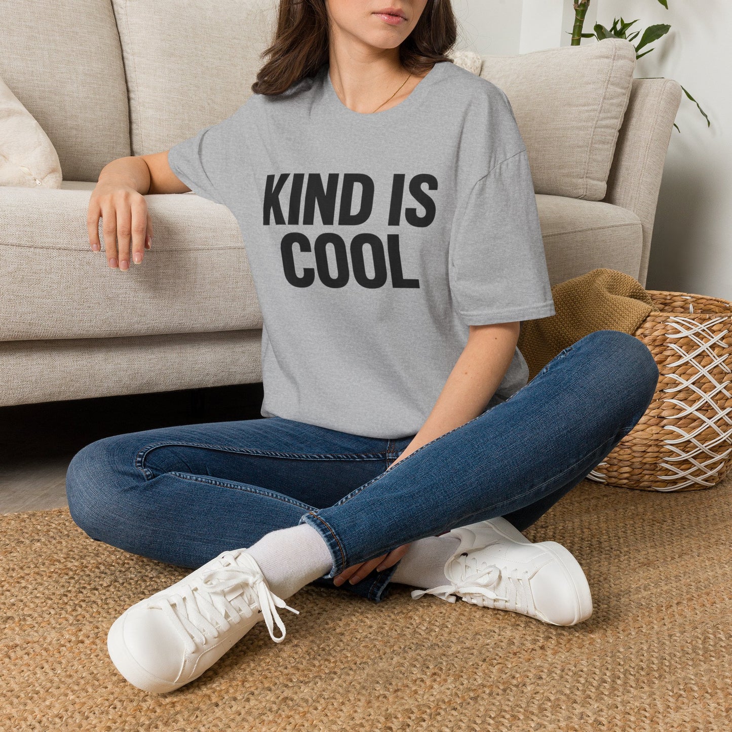 Kind Is Cool Adult Unisex T‑Shirt — Bold Positive Message